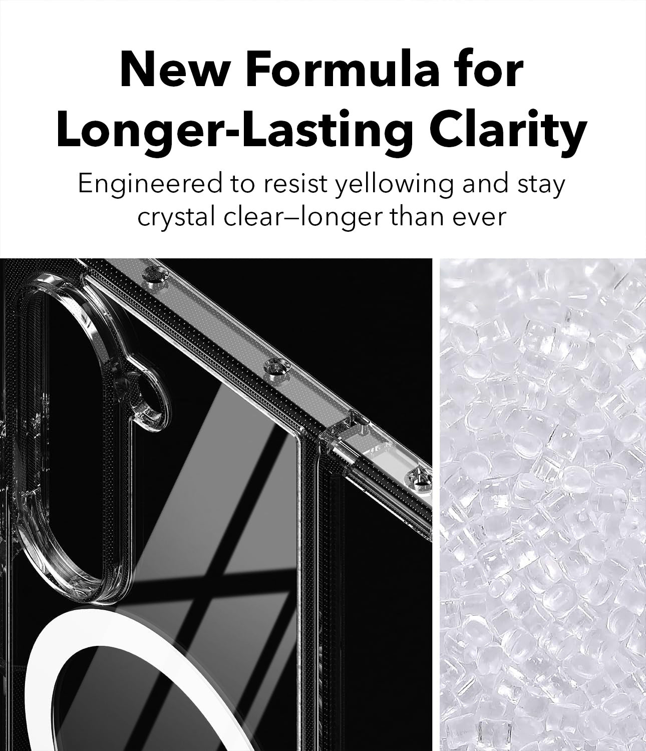 For Samsung Galaxy Z Fold 8 Ultra Back Cover Case Crystal Clear Lifetime Anti-Yellow (Magnetic Charging Support | Sleek Crystal Clear)