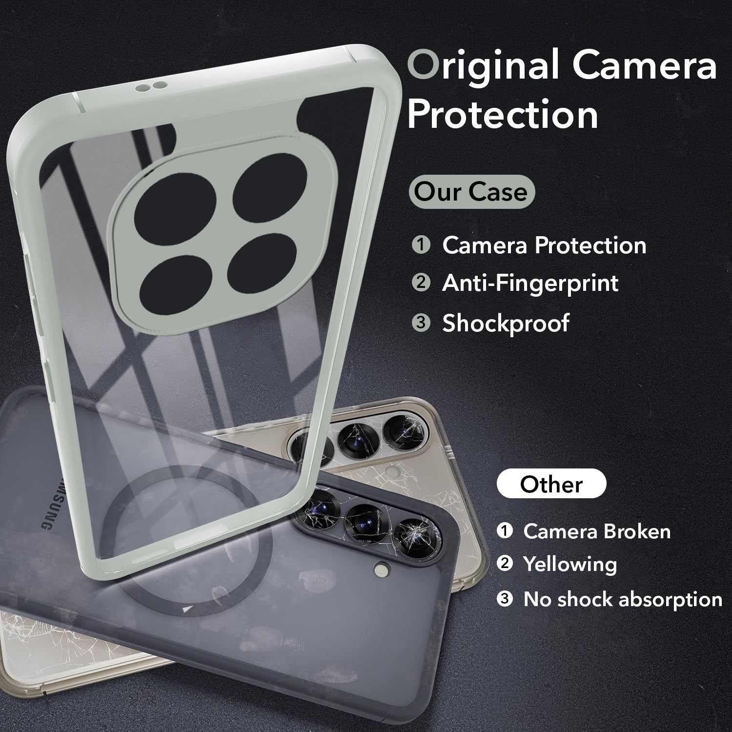 For Redmi note 15 | Redmi note 15 SE (5G) Back Cover Case Ultra-Hybrid (Lifetime Anti Yellow | Anti Scratch | Crystal Clear Shockproof)