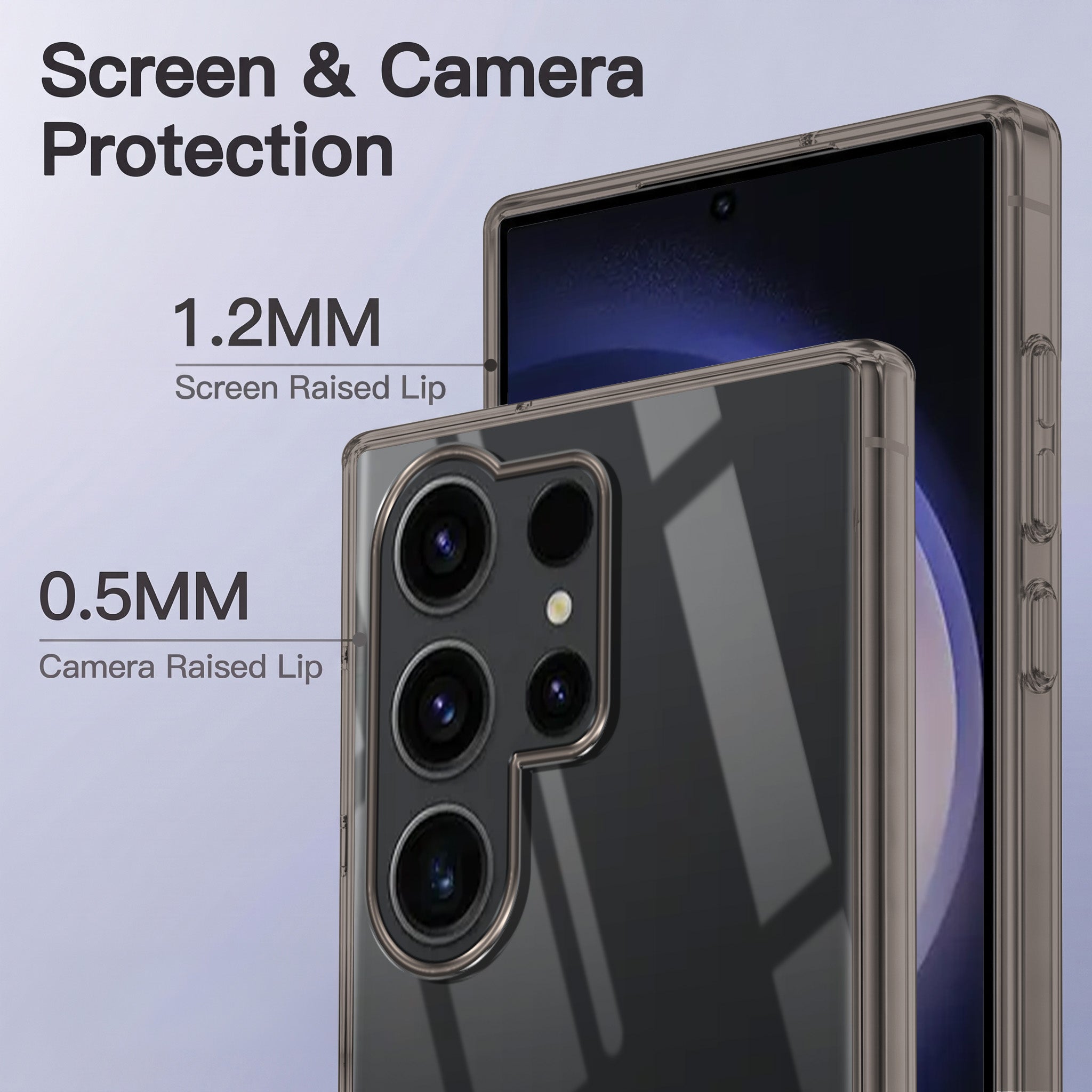 For Samsung Galaxy S23 Ultra Back Case Cover Crystal Anti Yellow (Unbreakable PC | MagSafe Wireless Charging Support |Camera Protection Bump)