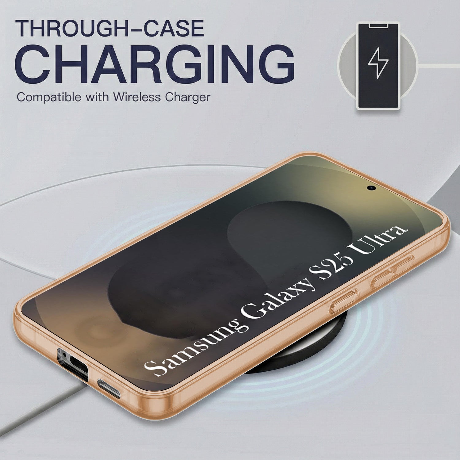 For Samsung Galaxy S25 Ultra Back Cover Case Silicone (Slim Paper Thin | Camera Protection Bump | Minimalist Professional | Soft Flexible)