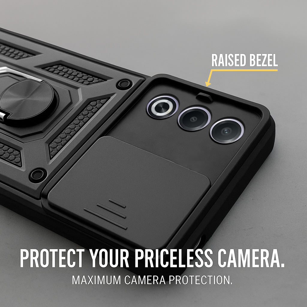 For Oppo A3 Pro 5G Back Cover Case (Hybrid Dual Armor Polycarbonate)