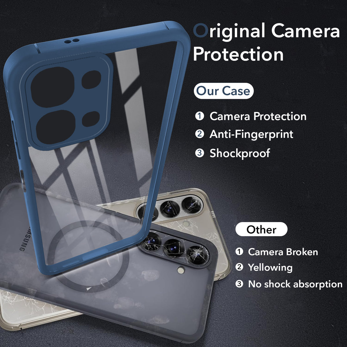 For Vivo Y31T 5G Back Cover Case Ultra-Hybrid (Lifetime Anti Yellow | Anti Scratch | Crystal Clear Shockproof)