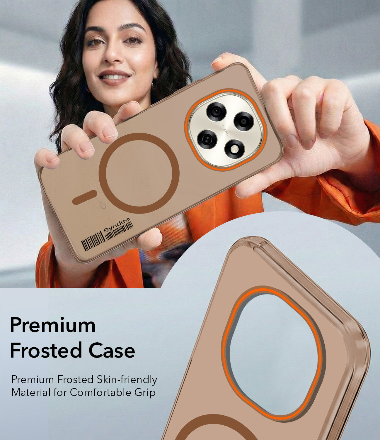 For Oppo F31 Pro Back Cover Case (Soft Touch | Camera Bump Protection | MagSafe Compatible | Matte Finish)