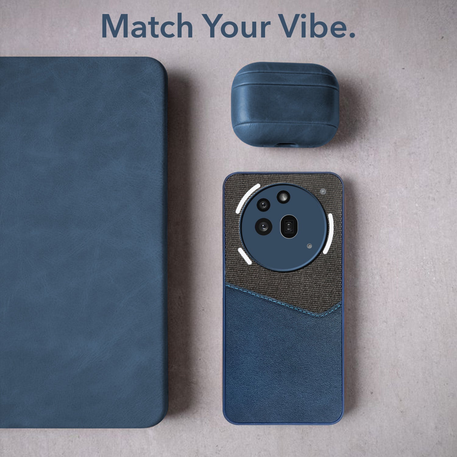 For Nothing Phone 3A Pro 5G Back Cover Case  (Dual PU Leather Stitch | Professional Minimalist | Soft and Flexible)