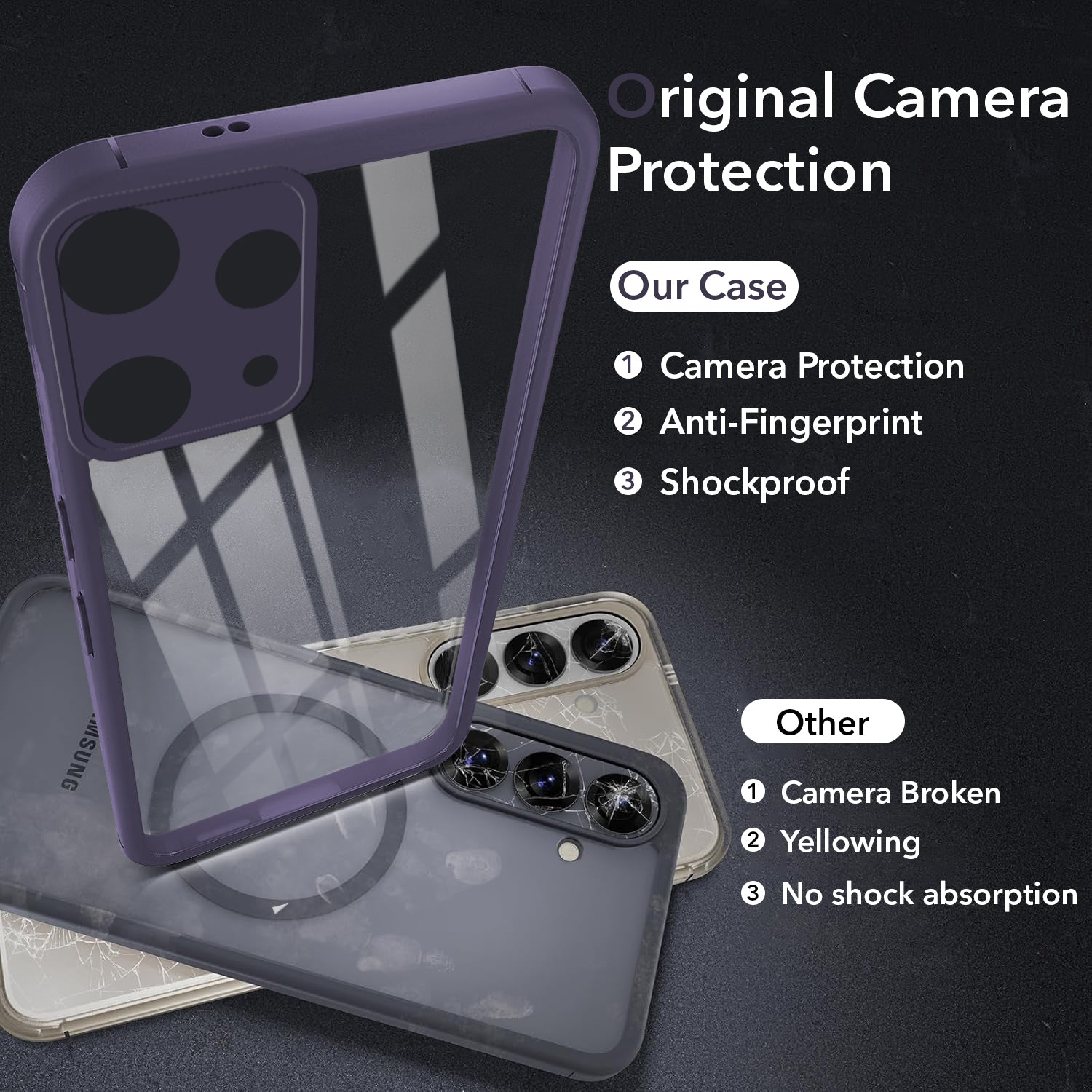 For Nothing Phone 3A Lite Back Cover Case Ultra-Hybrid (Lifetime Anti Yellow | Anti Scratch | Crystal Clear Shockproof)