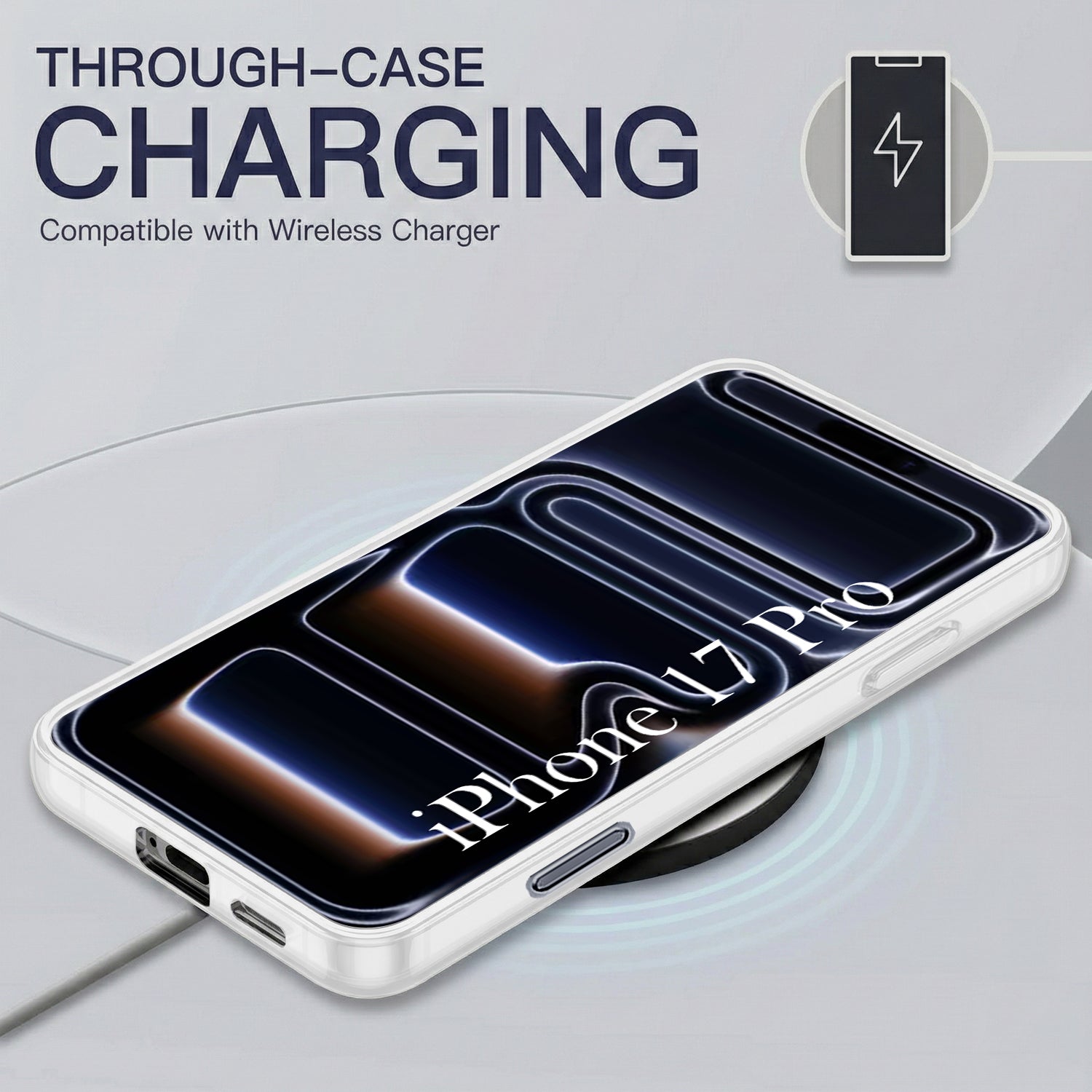 For Apple iPhone 17 Pro Back Cover Case Silicone (Slim Paper Thin | Camera Protection Bump | Minimalist Professional | Soft Flexible)