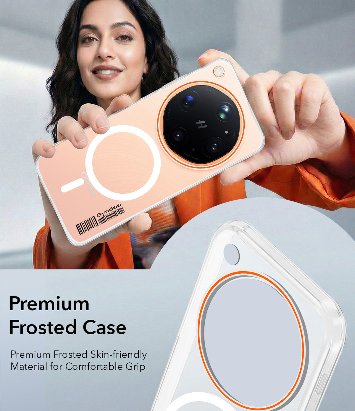 For Oppo Find X9 Ultra Back Cover Case (Soft Touch | Camera Bump Protection | MagSafe Compatible | Matte Finish)