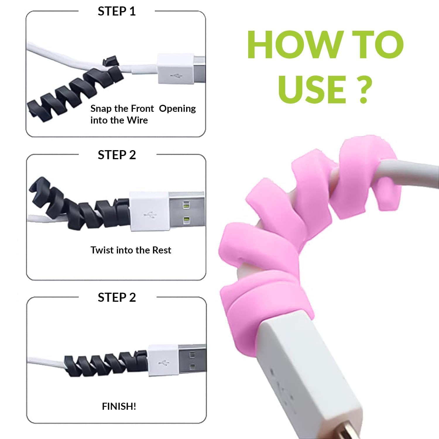 Universal Cable Protector for Charger & Earphones