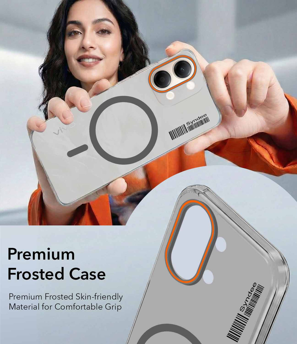 For Vivo Y11 | Vivo Y21 5G Back Cover Case (Soft Touch | Camera Bump Protection | MagSafe Compatible | Matte Finish)