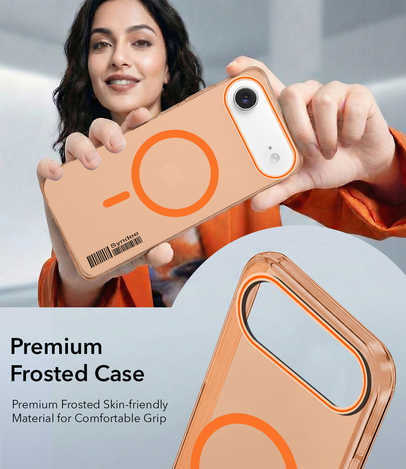 For Apple iPhone 17 Air Back Cover Case (Soft Touch | Camera Bump Protection | MagSafe Compatible | Matte Finish)