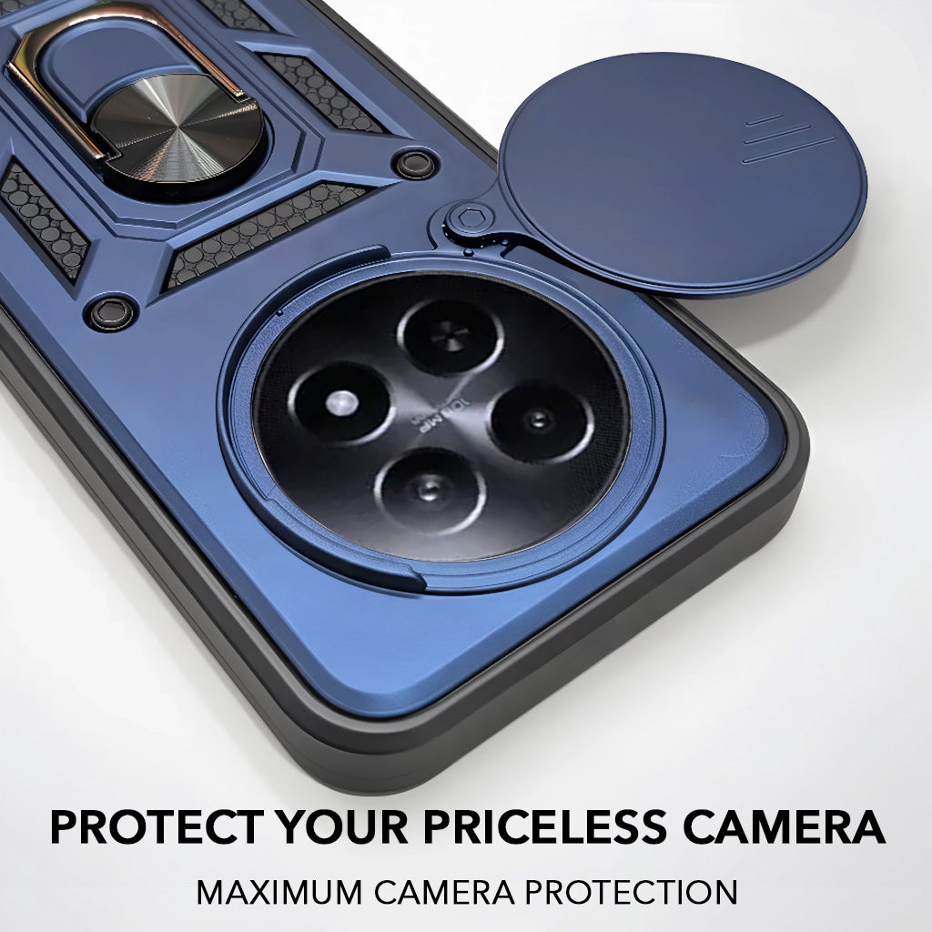 For Realme 12 | Realme 12X Back Cover Case (Hybrid Dual Armor Polycarbonate)