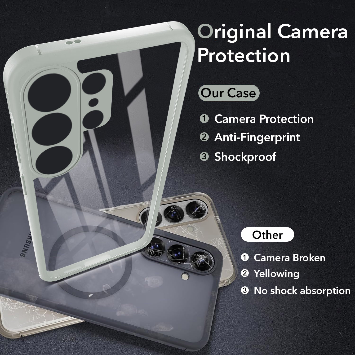 For Samsung Galaxy S26 Ultra Back Cover Case Ultra-Hybrid (Lifetime Anti Yellow | Anti Scratch | Crystal Clear Shockproof)