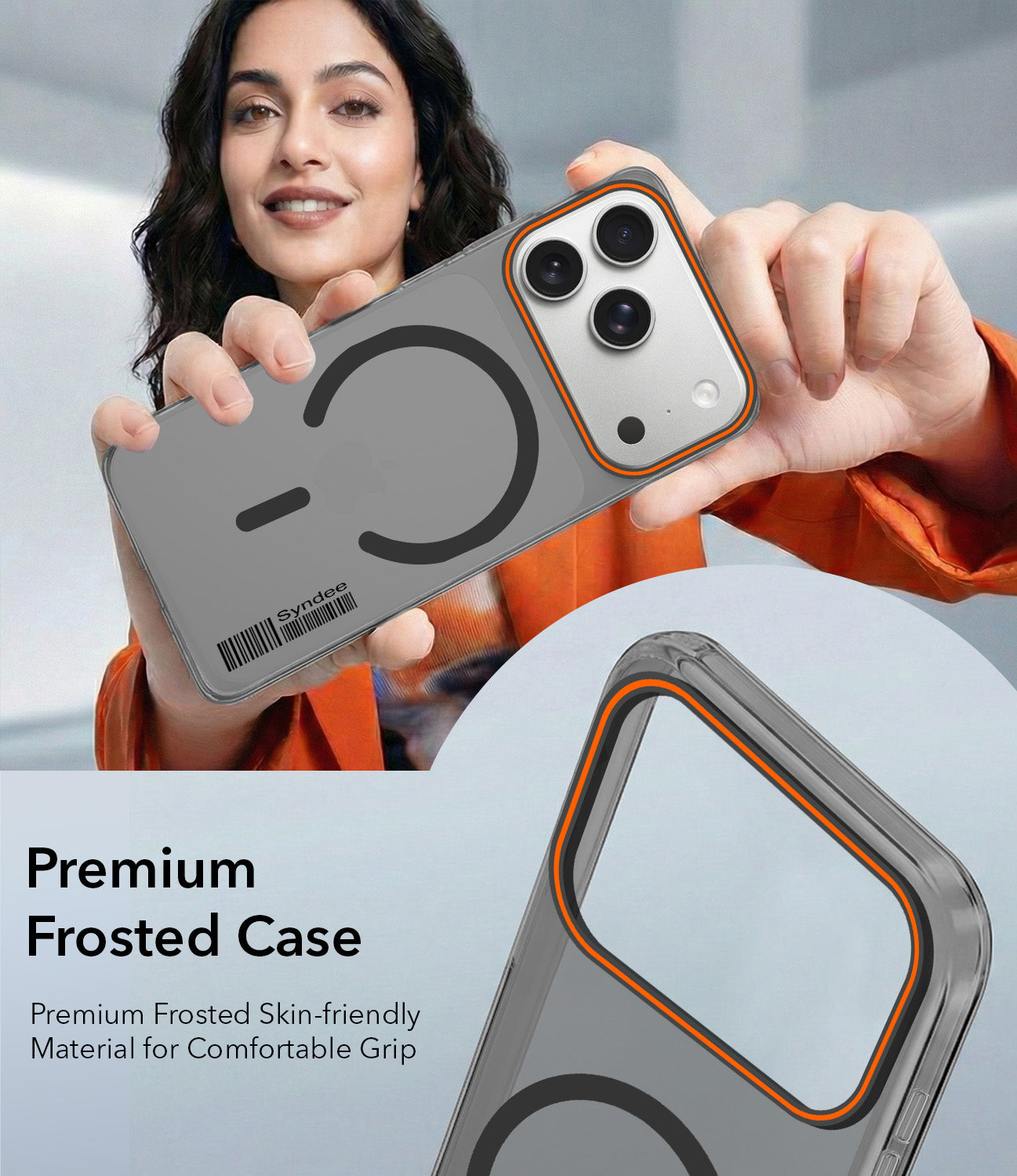 For iPhone 17 Pro | iPhone 18 Pro Back Cover Case (Soft Touch | Camera Bump Protection | MagSafe Compatible | Matte Finish)