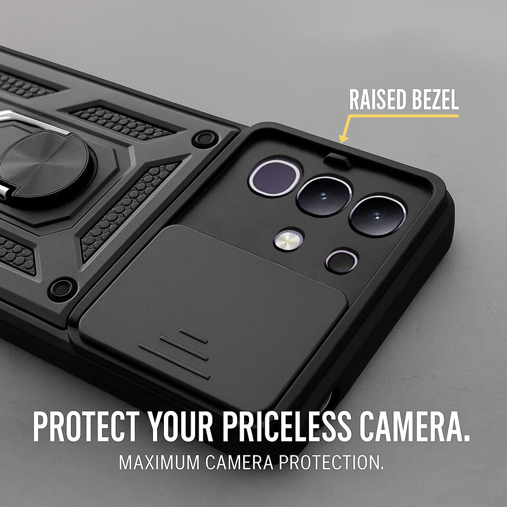 For Vivo T4x | Vivo Y31 Pro Back Cover Case (Hybrid Dual Armor Polycarbonate)