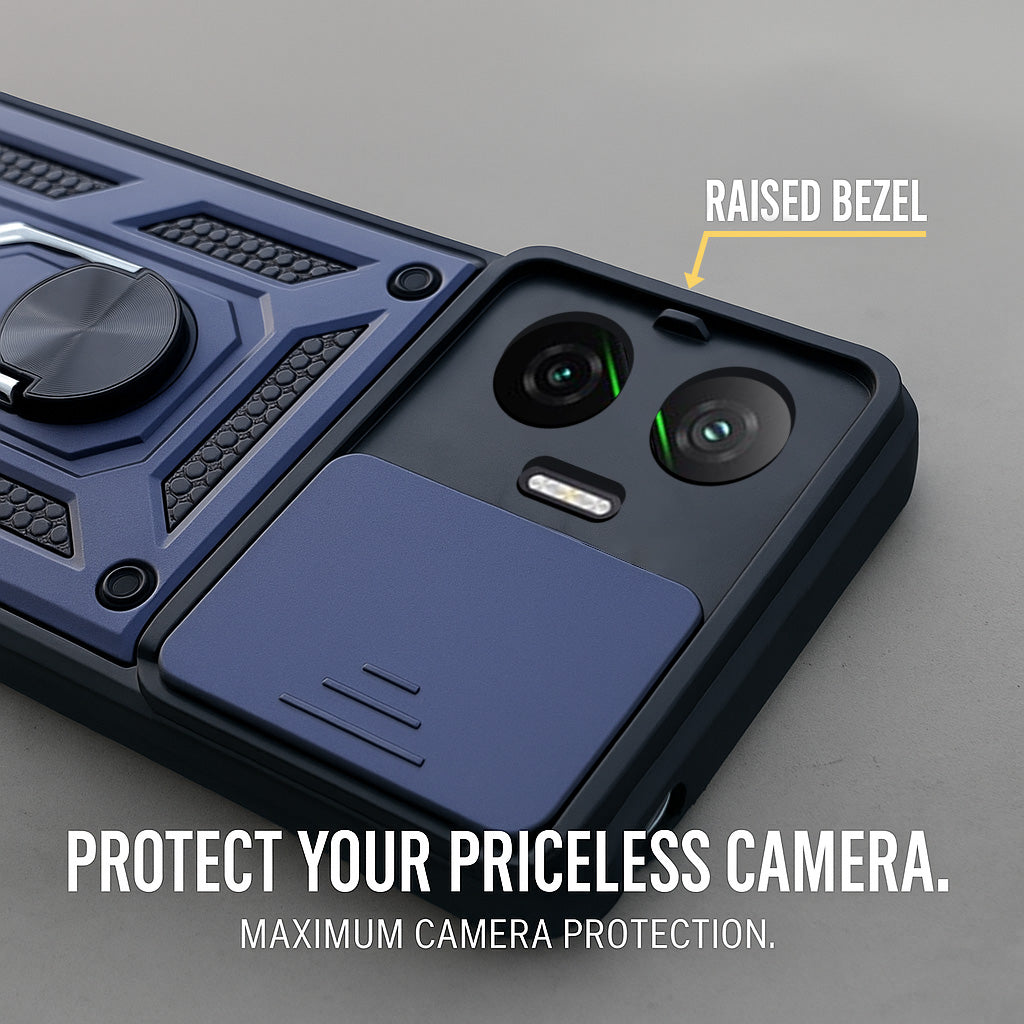 For Xiaomi Poco F7 5G Back Cover Case (Hybrid Dual Armor Polycarbonate)