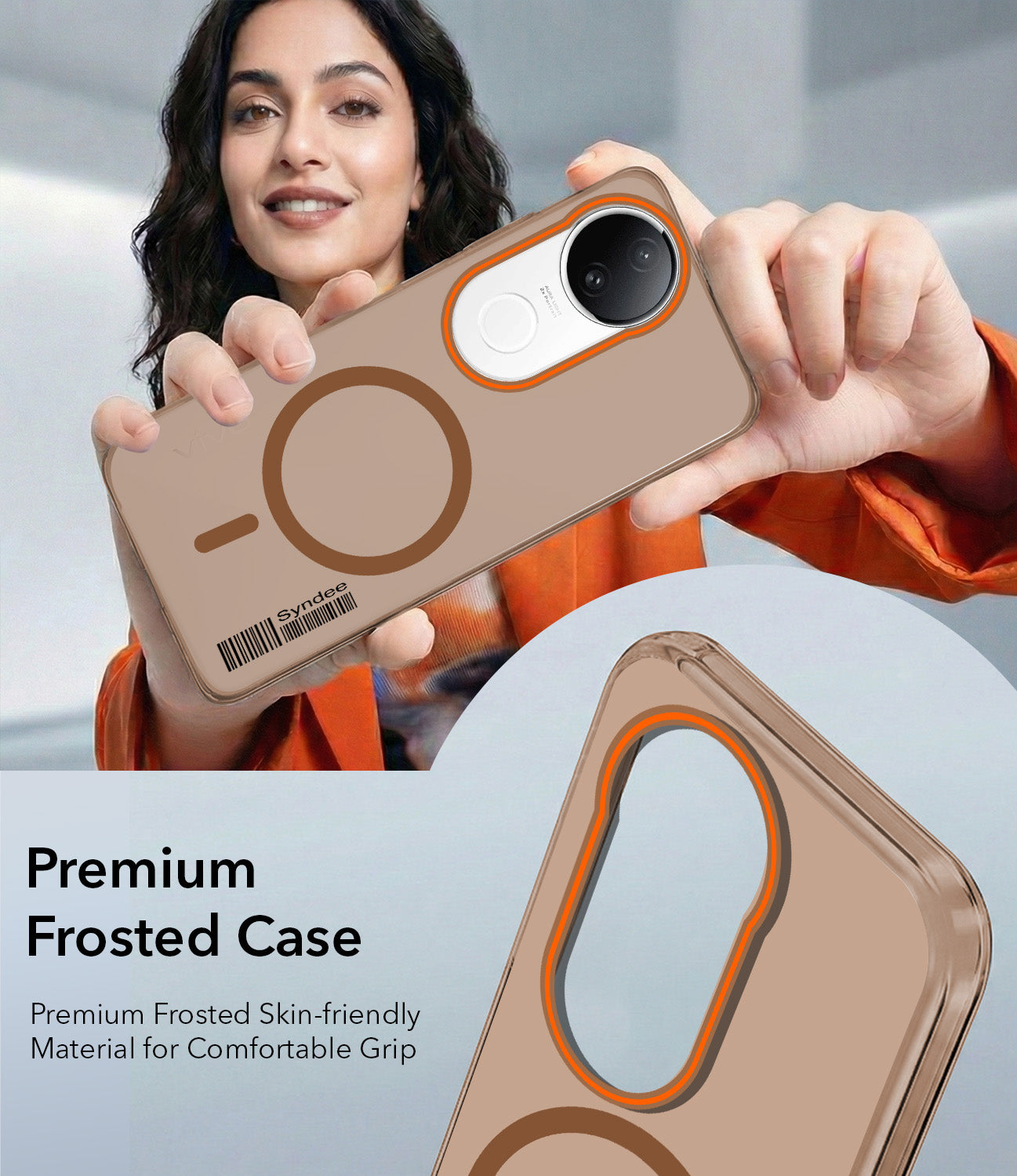 For Vivo T4R Back Cover Case (Soft Touch | Camera Bump Protection | MagSafe Compatible | Matte Finish)