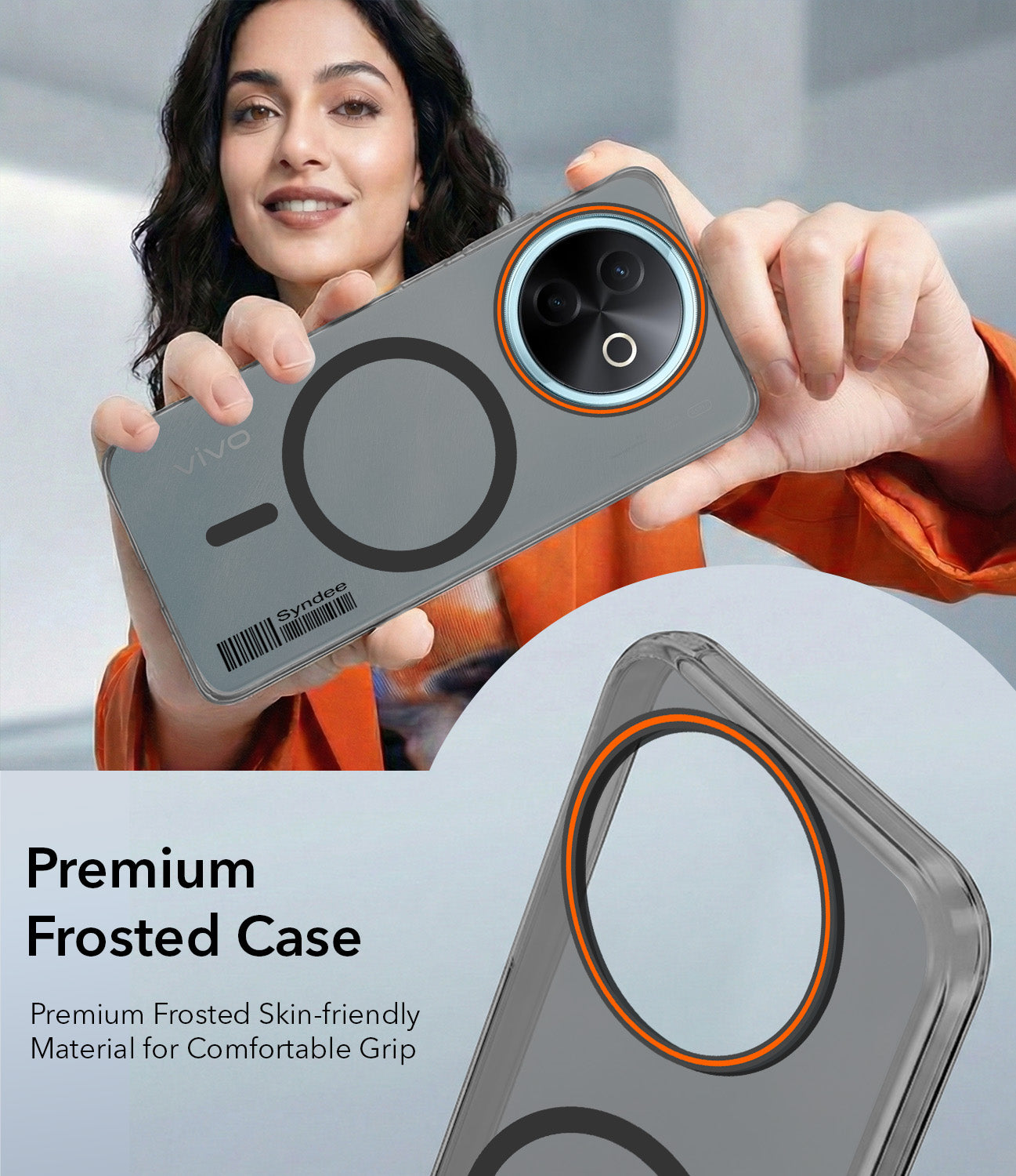 For Vivo Y39 Back Cover Case (Soft Touch | Camera Bump Protection | MagSafe Compatible | Matte Finish)