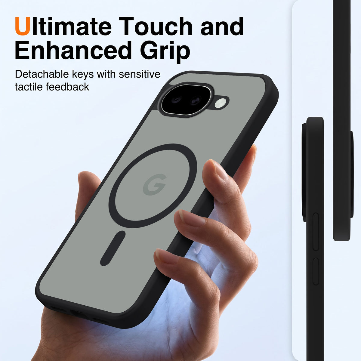 For Google Pixel 10a Matte Finish Back Case Cover (MagSafe Compatible | Translucent Soft Touch | Slim and Unbreakable)