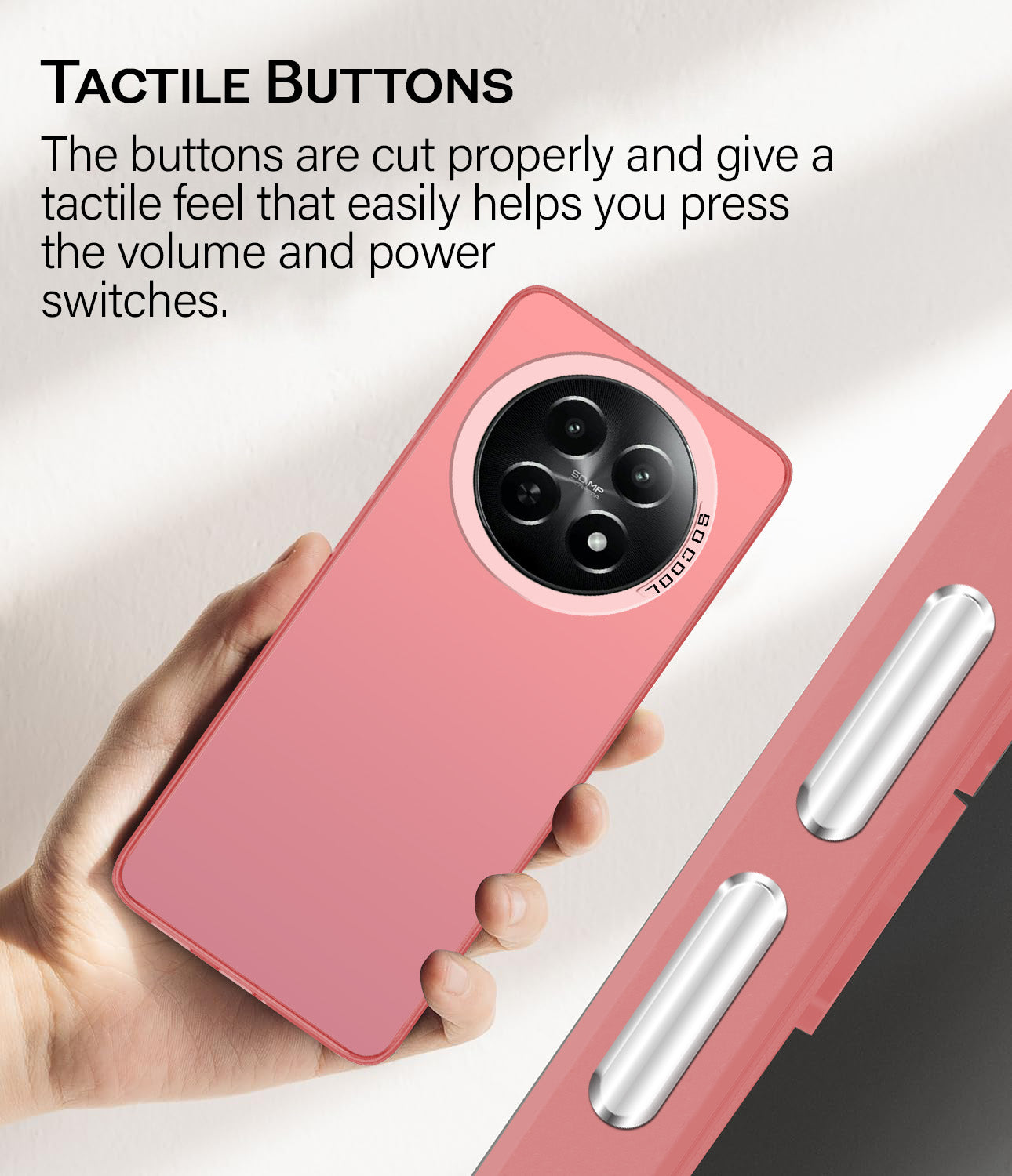 For Realme 12 | Realme 12X Hard Back Cover Case (Velvet Touch | Professional Glossy Finish | Camera Protection Bump)