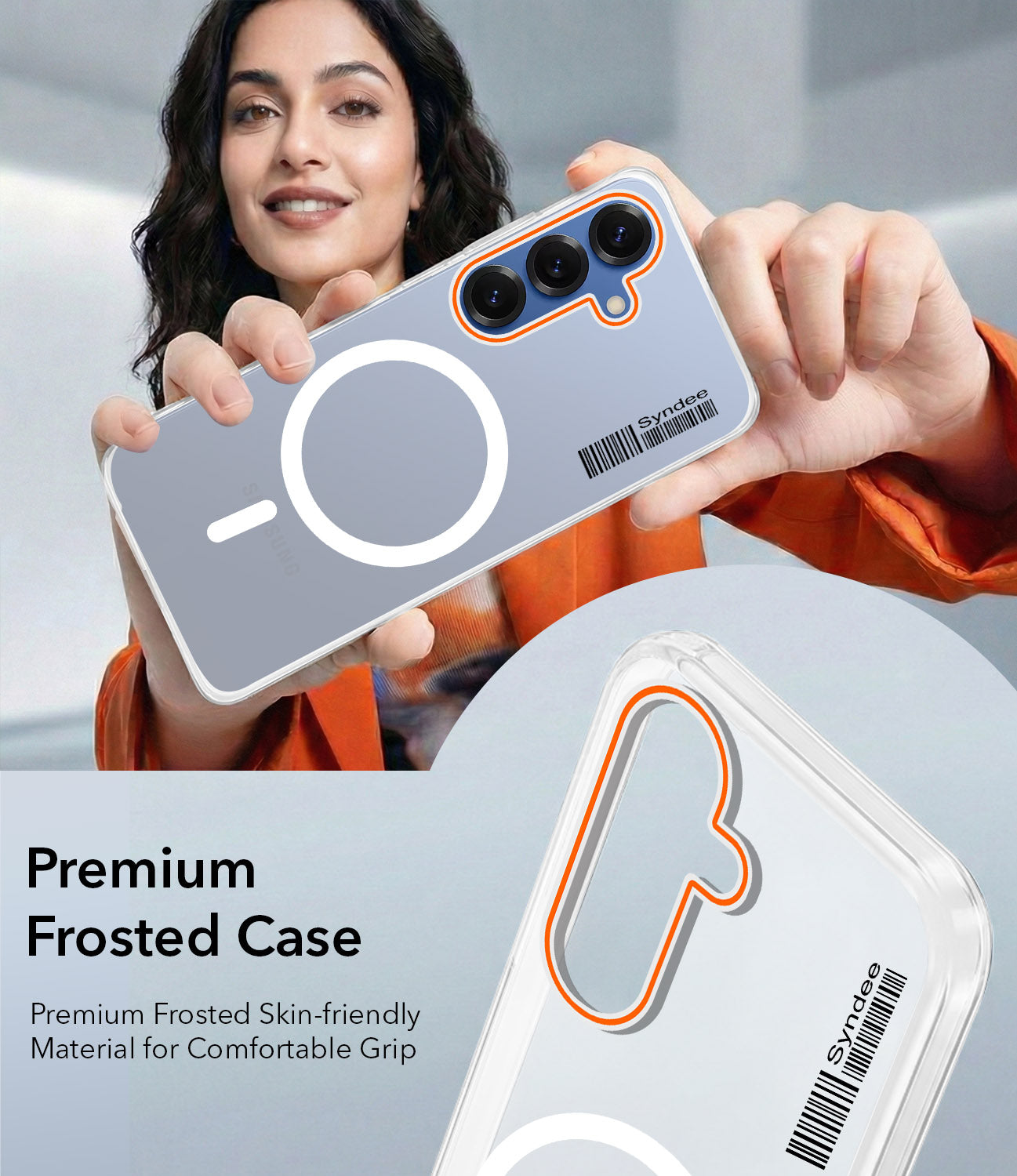 For Samsung Galaxy S25 Back Cover Case (Soft Touch | Camera Bump Protection | MagSafe Compatible | Matte Finish)
