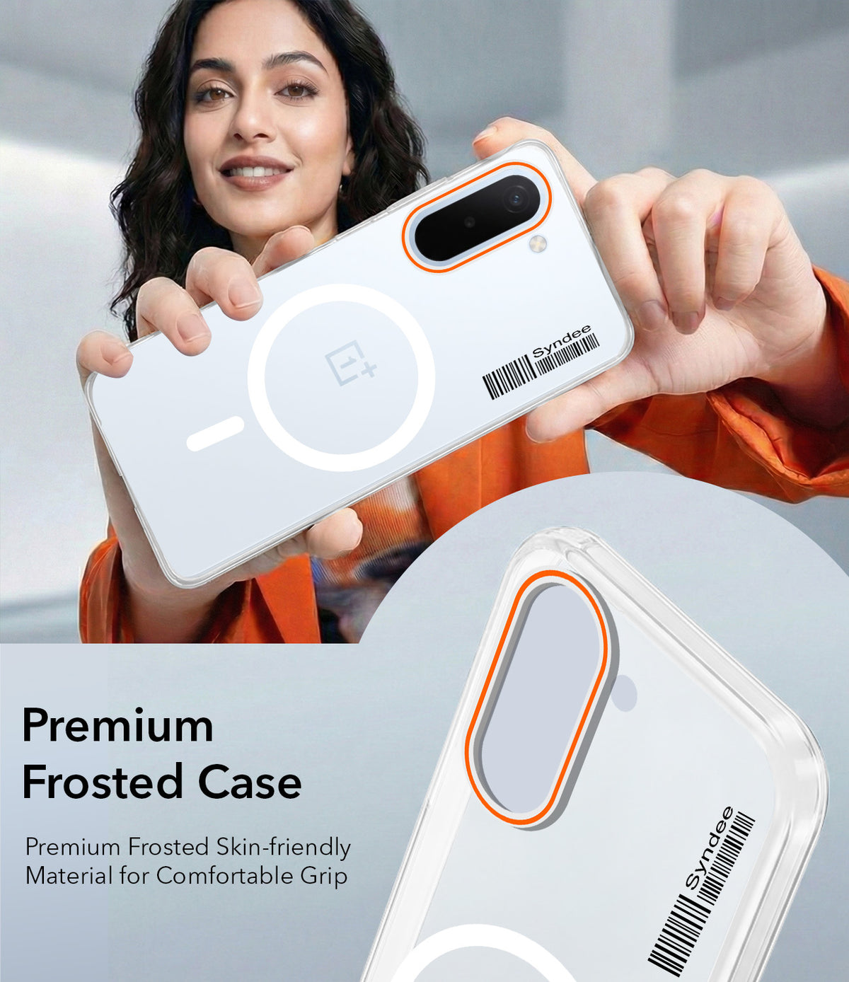 For OnePlus N6X Back Cover Case (Soft Touch | Camera Bump Protection | MagSafe Compatible | Matte Finish)