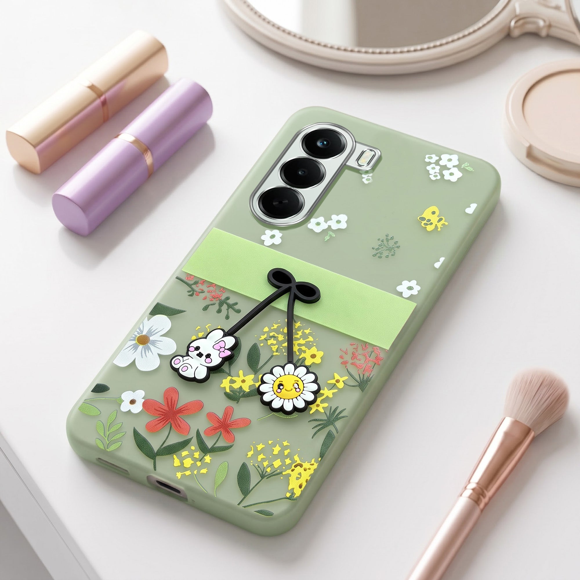 For OnePlus Nord CE 6 Lite Back Cover Case (3D Cute Cartoons | Hard Back Side Soft | Matte Premium Finish | HD Printing)