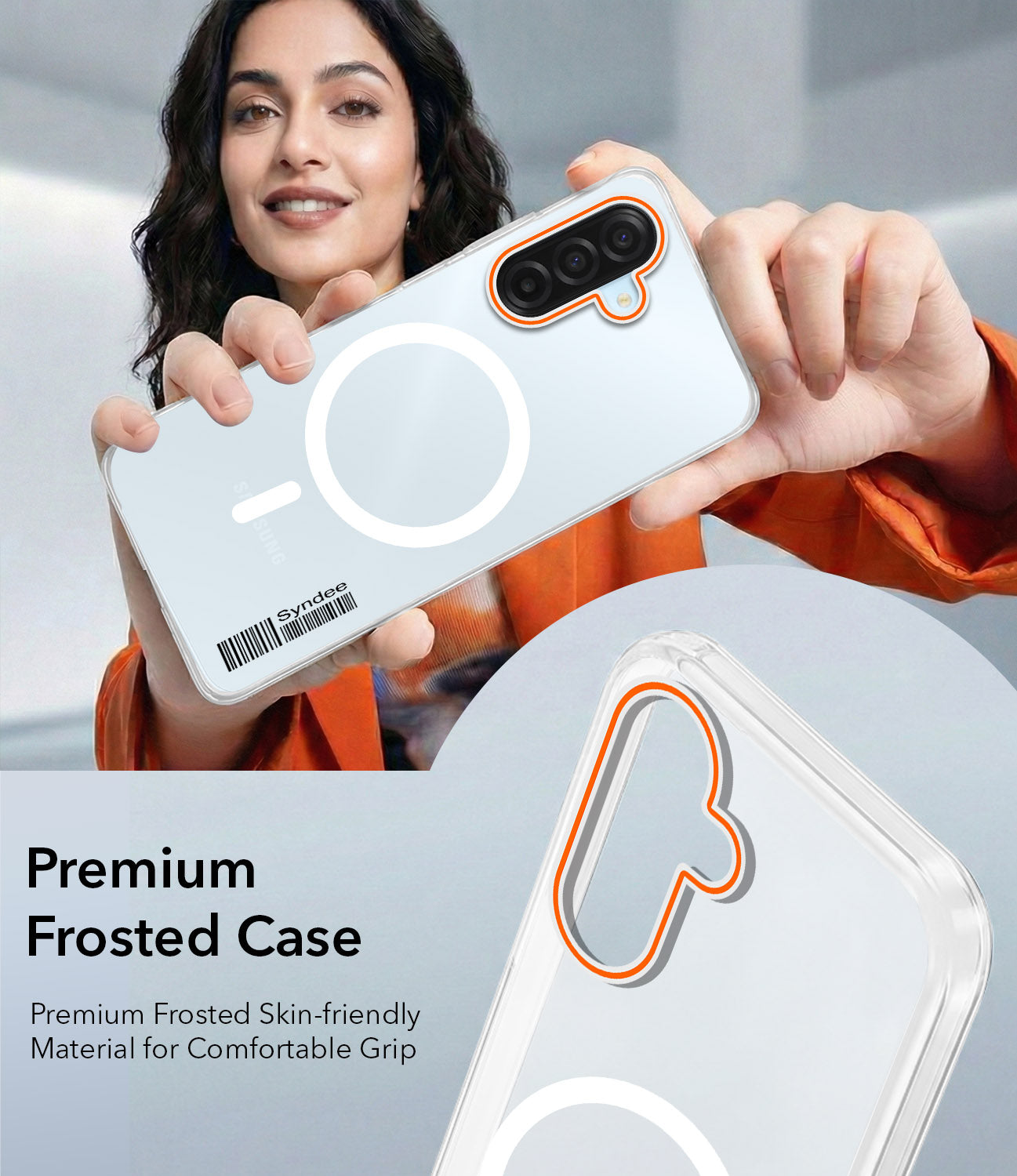 For Samsung Galaxy A16 5G Back Cover Case (Soft Touch | Camera Bump Protection | MagSafe Compatible | Matte Finish)