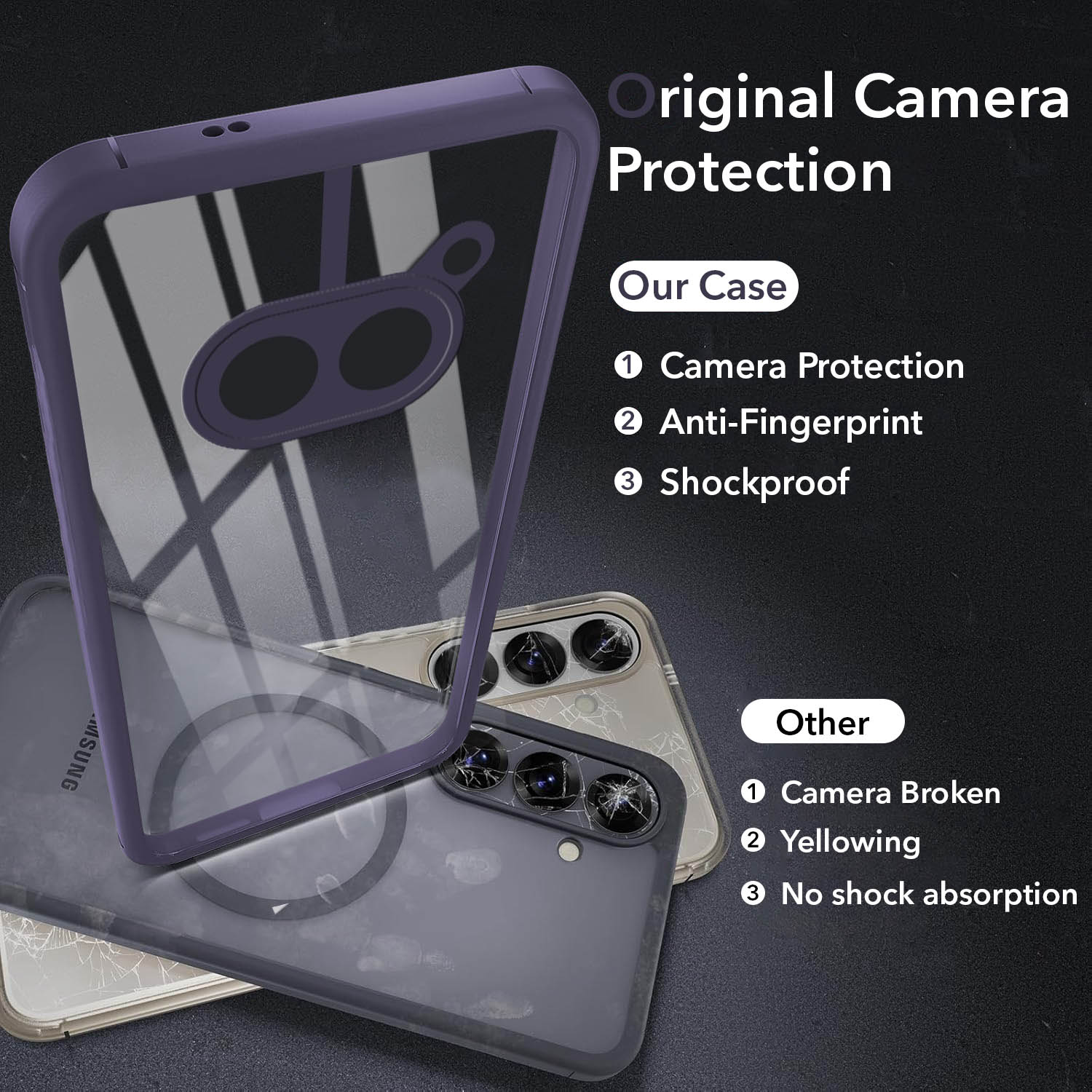 For Nothing Phone 2A 5G Back Cover Case (Lifetime Anti Yellow | Anti Scratch | Crystal Clear Shockproof)
