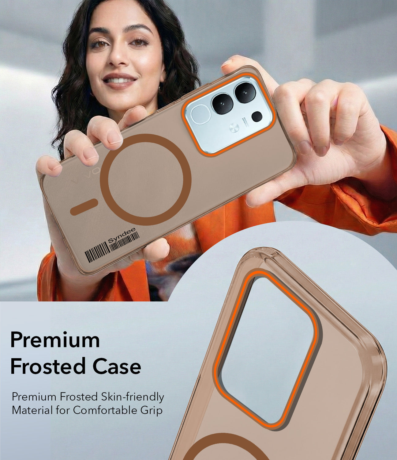 For Vivo T4x | Vivo Y31 Pro Back Cover Case (Soft Touch | Camera Bump Protection | MagSafe Compatible | Matte Finish)