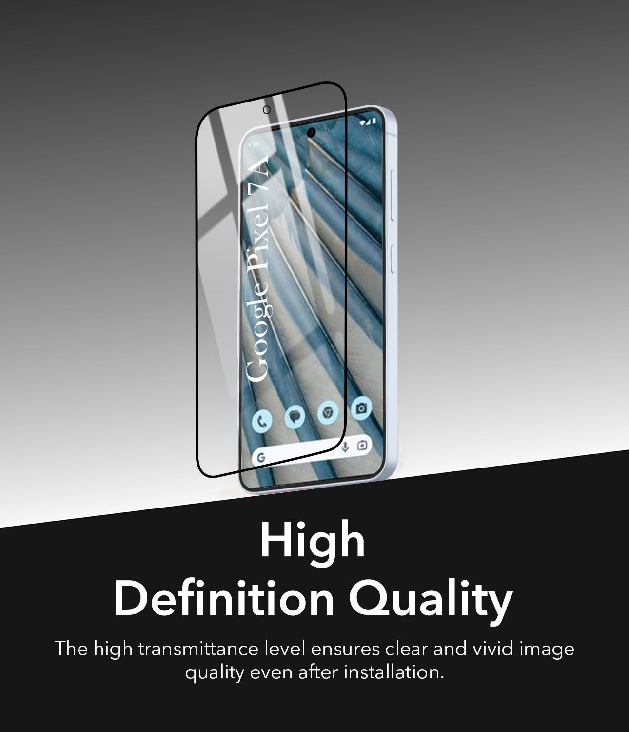 (Pack of 2) Tempered Glass For Google Pixel 7a Military-Grade Gorilla Screen Protector With Installation Kit | Shatterproof, Full Coverage, HD Clear, Scratch Resistant