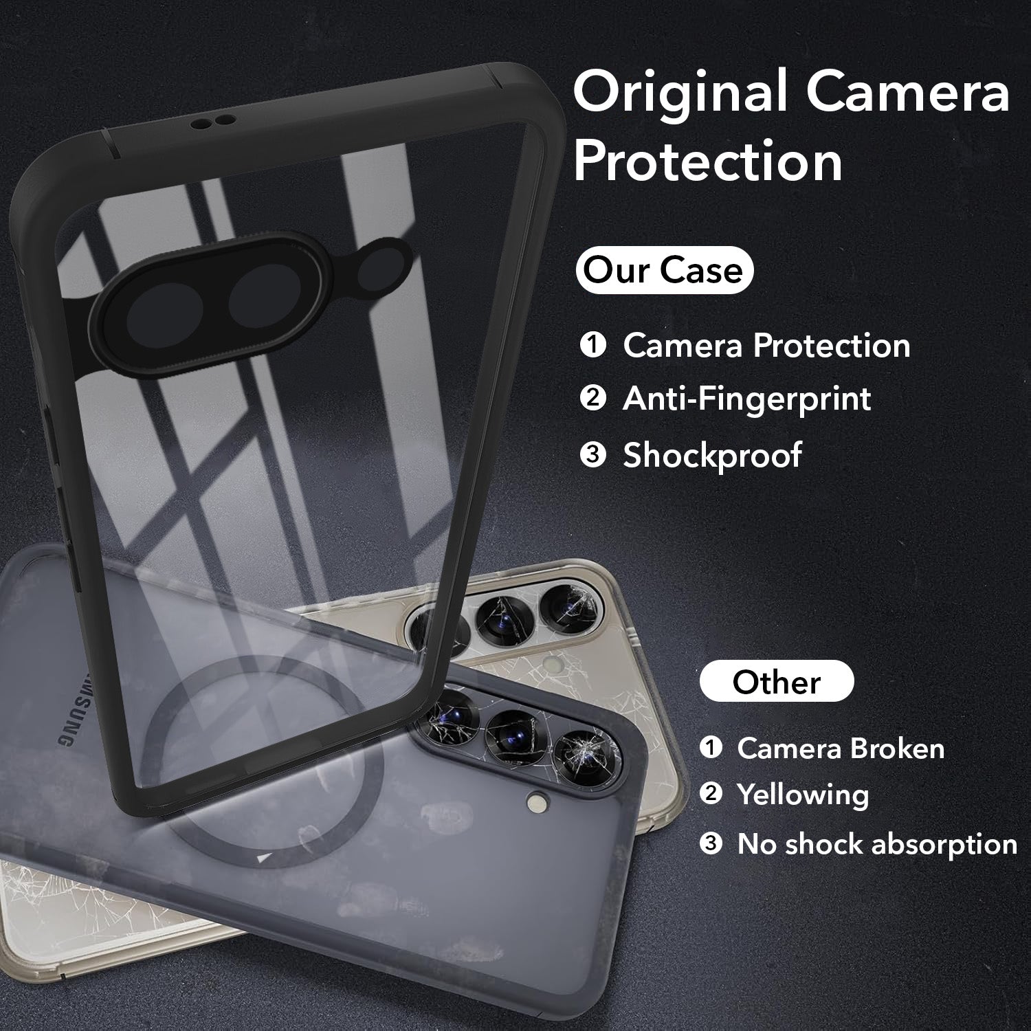 For Google Pixel 9A Back Cover Case (Lifetime Anti Yellow | Anti Scratch | Crystal Clear Shockproof)