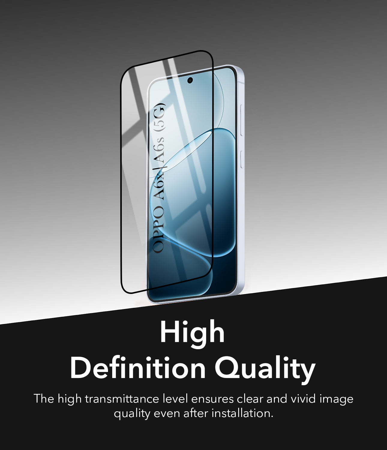 Tempered Glass For Oppo A6X | Oppo A6S Military-Grade Gorilla Screen Protector With Installation Kit | Shatterproof, Full Coverage, HD Clear, Scratch Resistant (Pack of 1)
