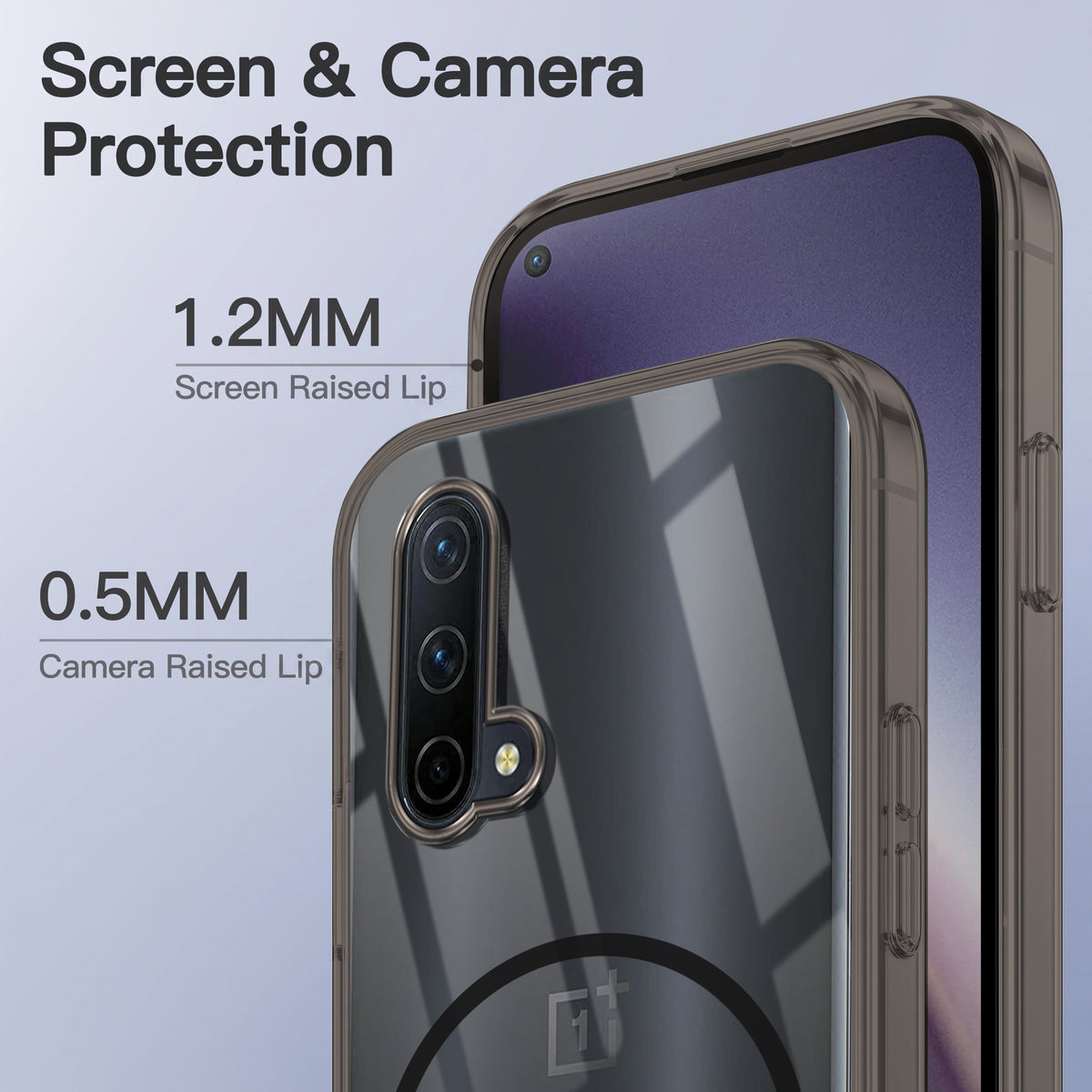 For OnePlus Nord CE 5G Back Case Cover Crystal Anti Yellow (Unbreakable PC | MagSafe Wireless Charging Support |Camera Protection Bump)