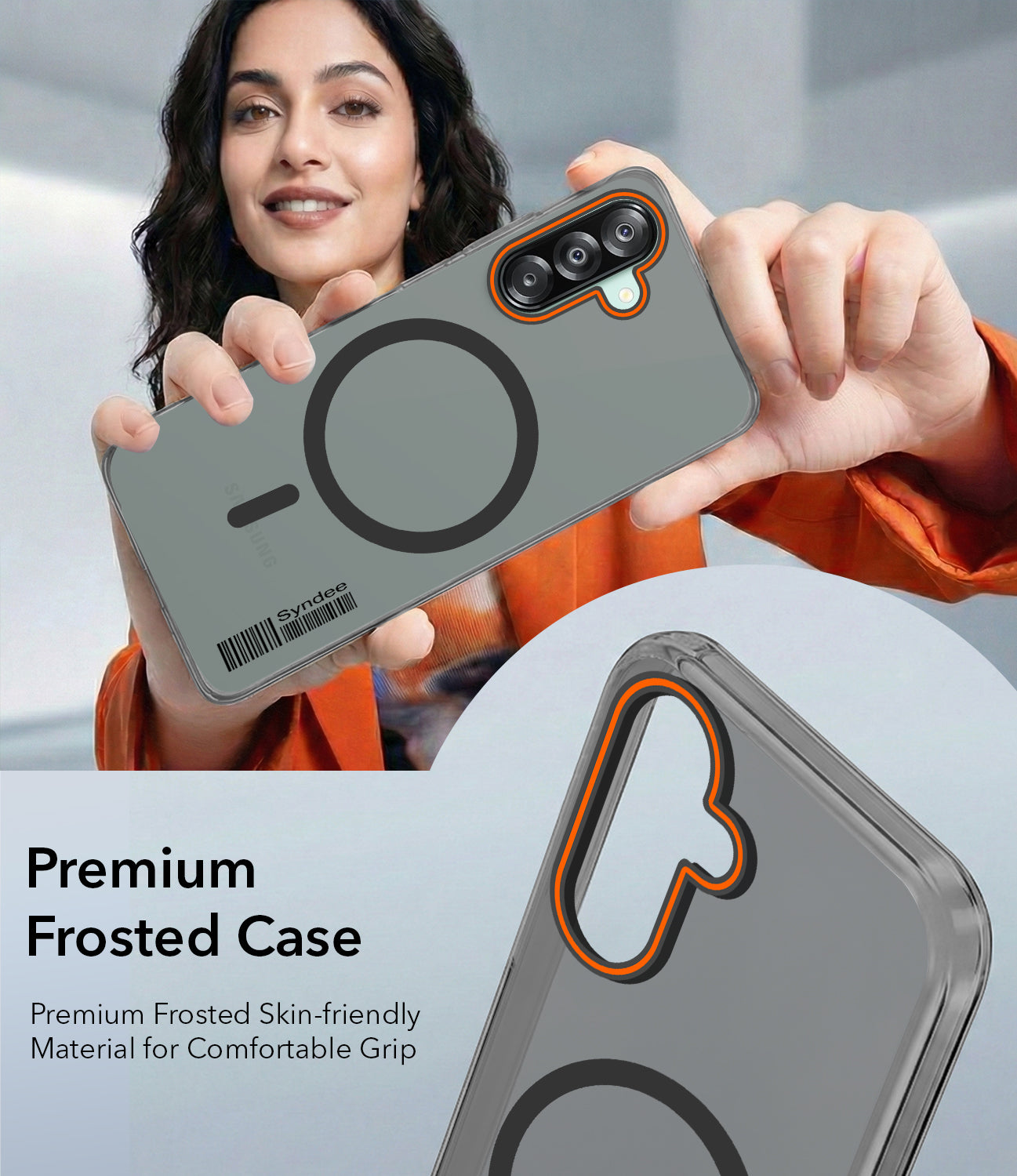 For Samsung Galaxy A26 5G Back Cover Case (Soft Touch | Camera Bump Protection | MagSafe Compatible | Matte Finish)