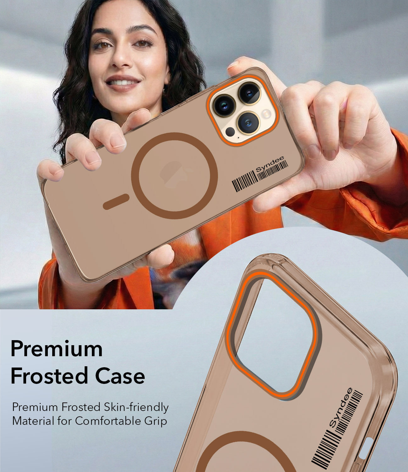 For Apple iPhone 13 Pro Max Back Cover Case  (Soft Touch | Camera Bump Protection | MagSafe Compatible | Matte Finish)