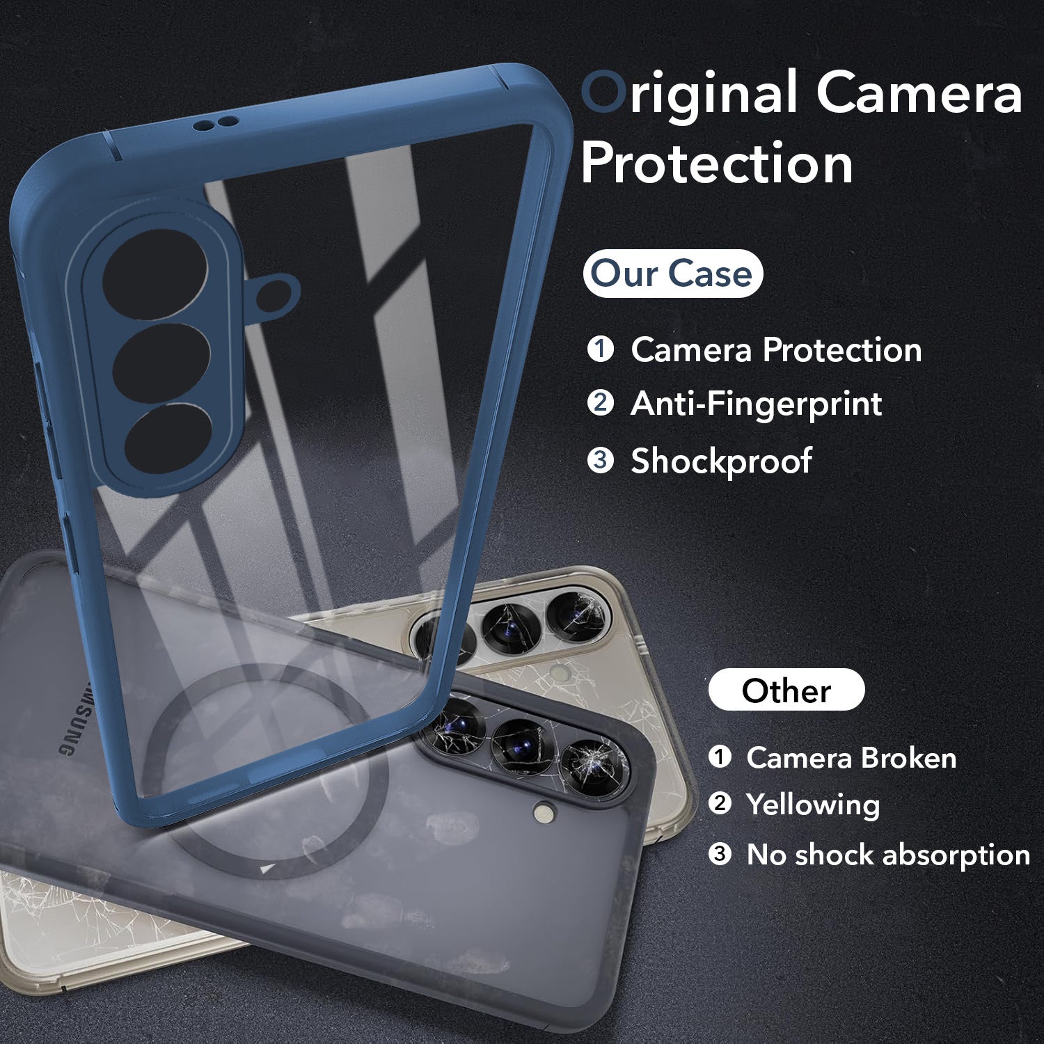 For Samsung Galaxy A57 5G Back Cover Case Ultra-Hybrid (Lifetime Anti Yellow | Anti Scratch | Crystal Clear Shockproof)