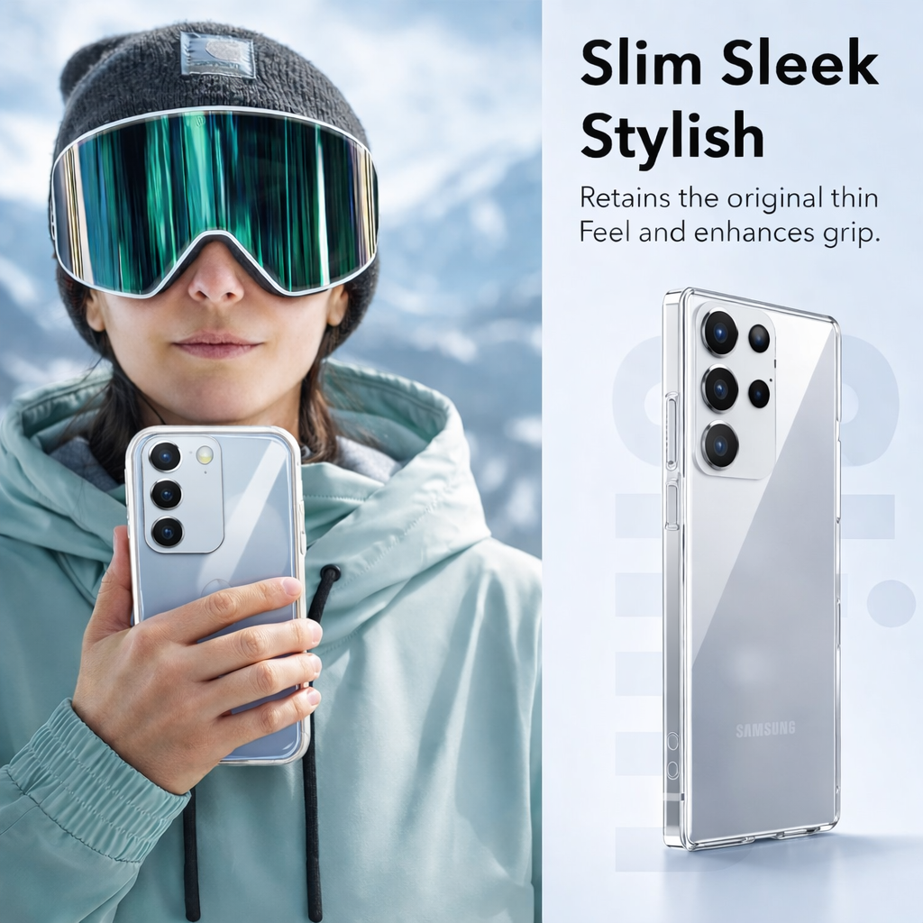 Lifetime Anti-Yellow Clear Sleek Hard Crystal Shockproof Cases
