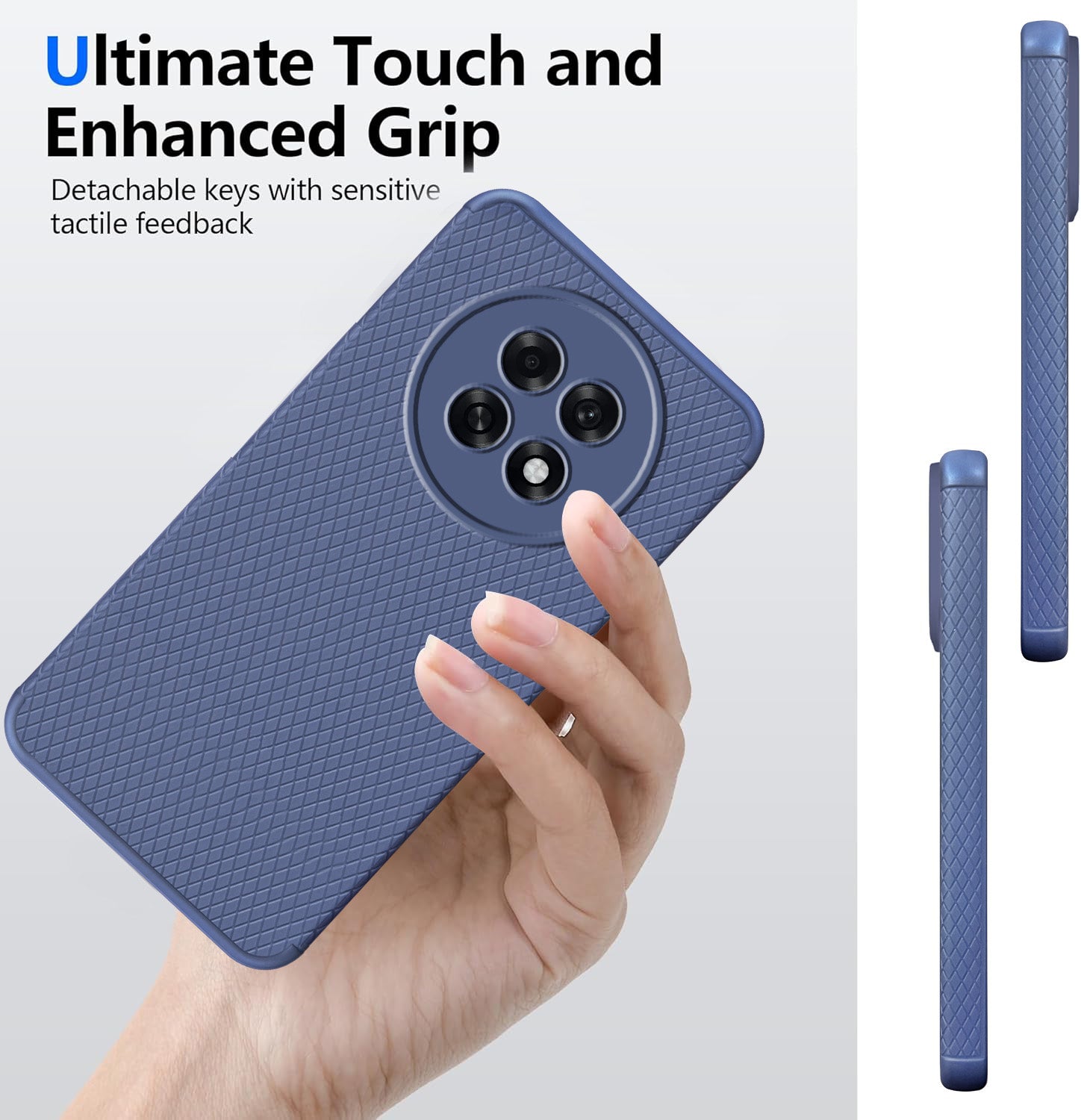 For Oppo F31 Pro Plus Back Cover Case Liquid Silicone (Camera Protection | Side Grip Texture | Soft and Flexible)