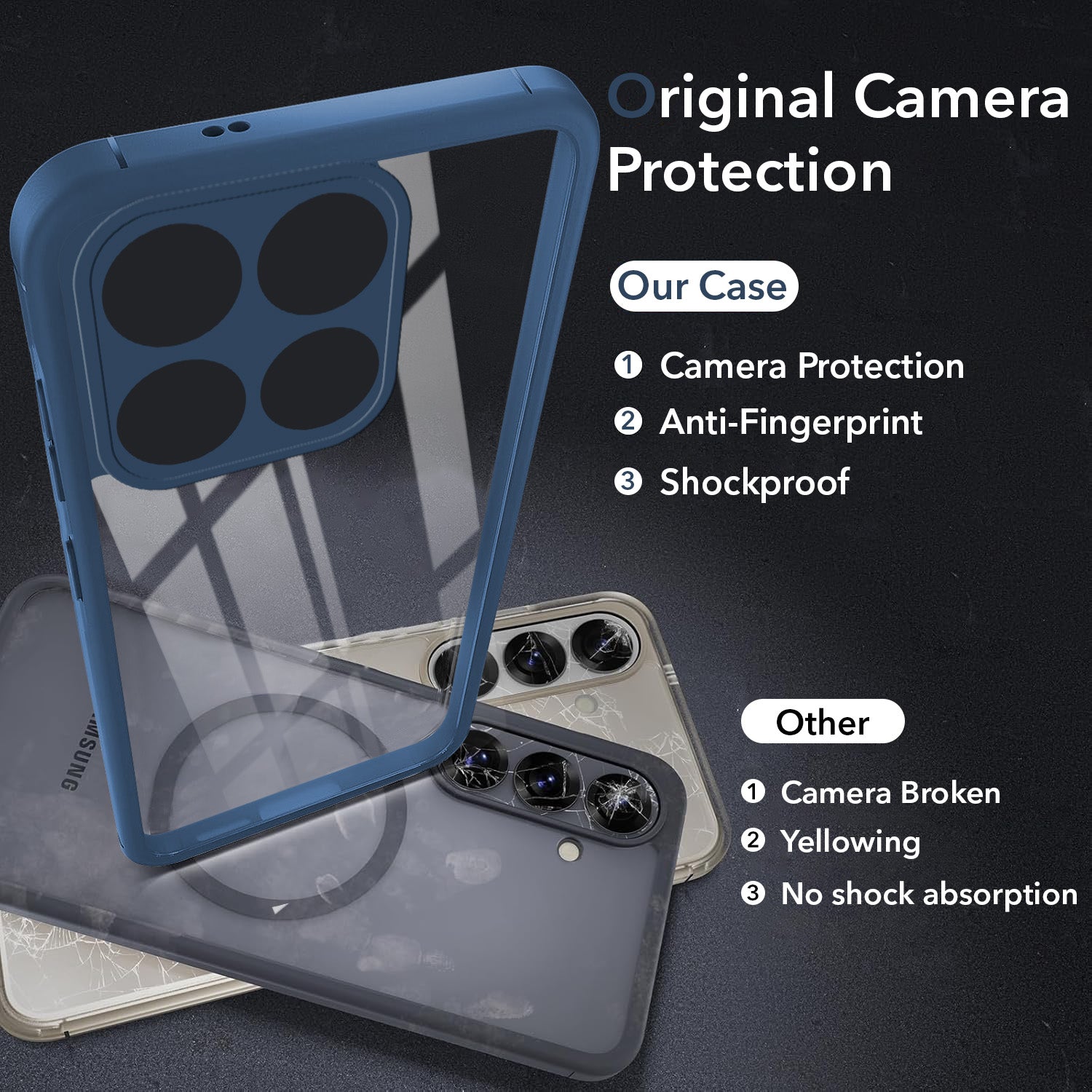 For Motorola Moto Edge 70 Fusion Back Cover Case Ultra-Hybrid (Lifetime Anti Yellow | Anti Scratch | Crystal Clear Shockproof)