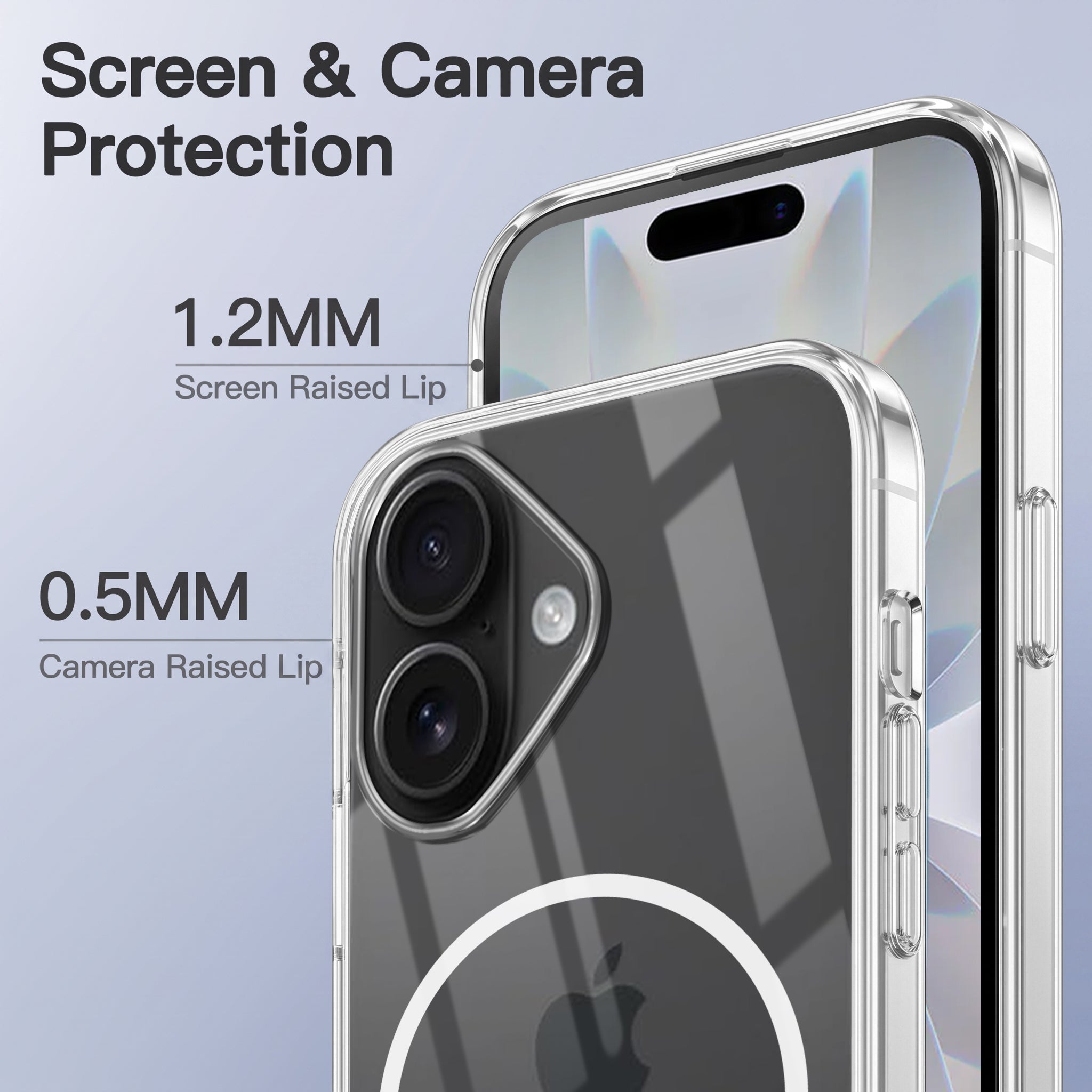 For Apple iPhone 17 Back Case Cover Crystal Anti Yellow (Unbreakable PC | MagSafe Wireless Charging Support |Camera Protection Bump)