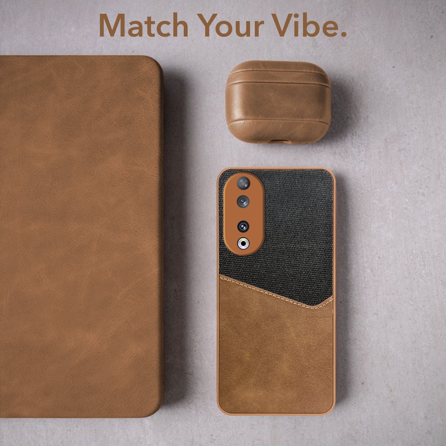 For Honor 90 5G Back Cover Case (Dual PU Leather Stitch | Professional Minimalist | Soft and Flexible)