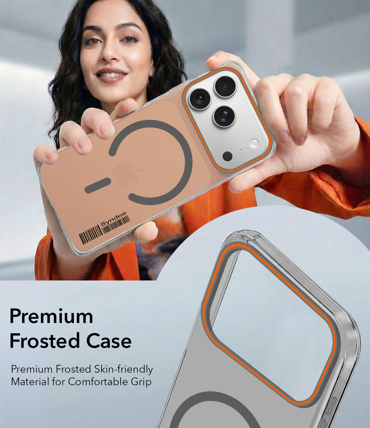 For Apple iPhone 17 Pro Max Back Cover Case (Soft Touch | Camera Bump Protection | MagSafe Compatible | Matte Finish)