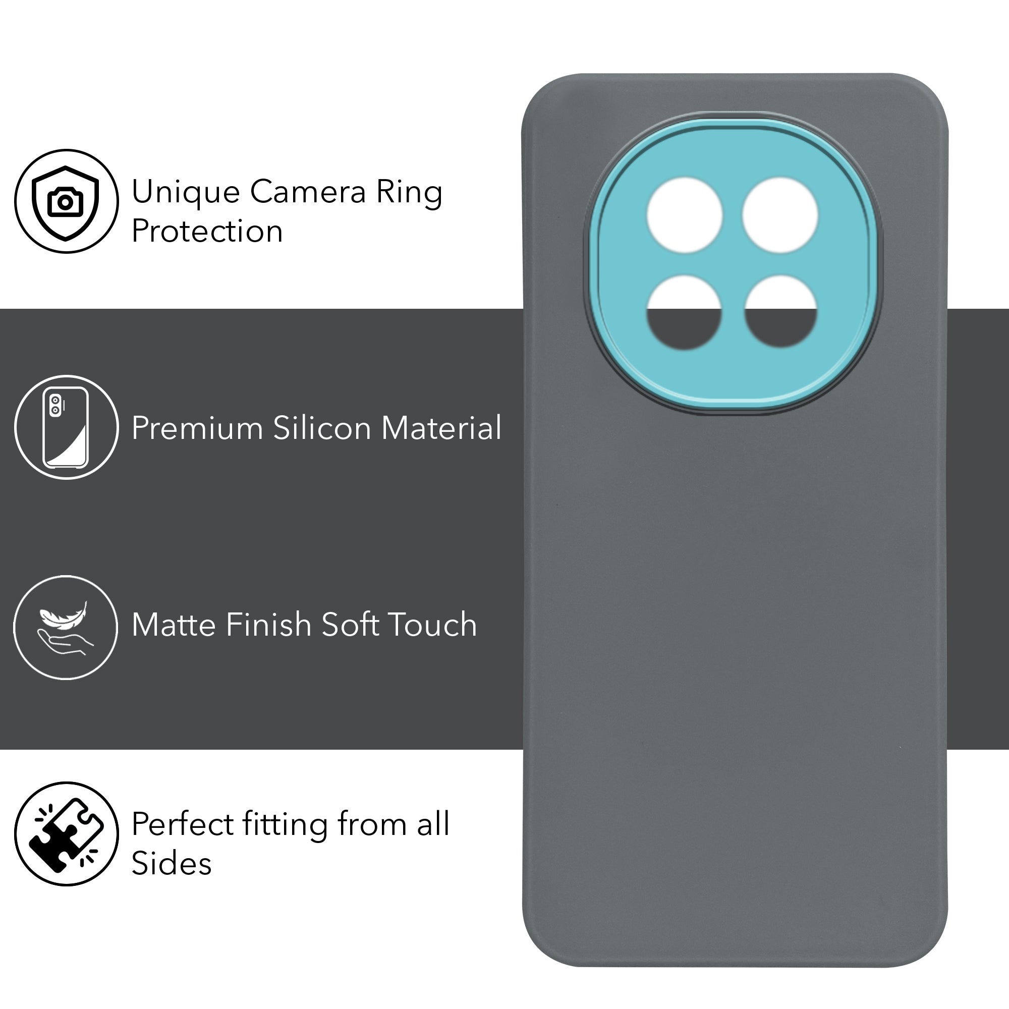 For Oppo F29 Pro Back Cover Case ( Dual Color Matte Finish | Full Camera Protection | Sleek and Professional)