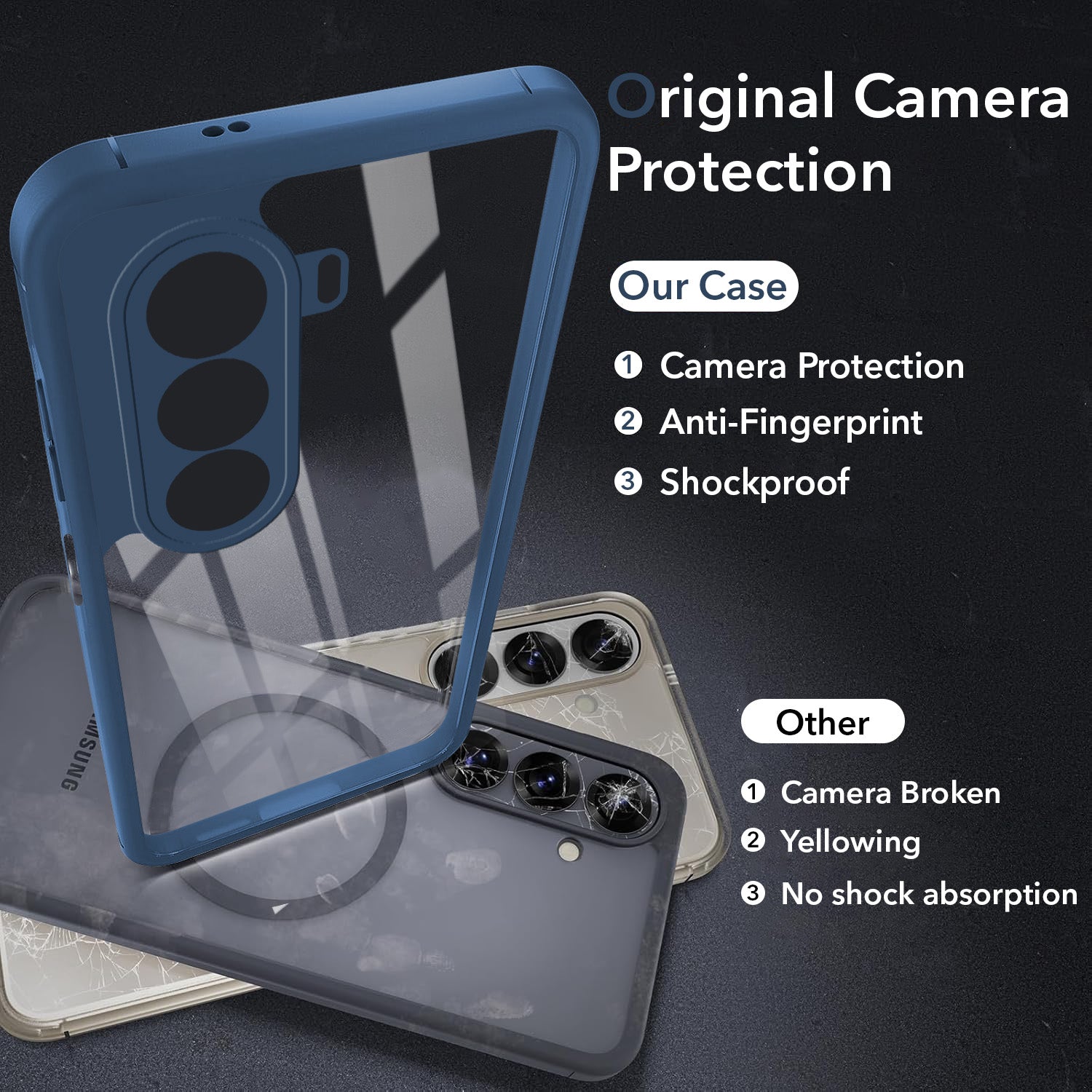 For Realme P4x Lite Back Cover Case Ultra-Hybrid (Lifetime Anti Yellow | Anti Scratch | Crystal Clear Shockproof)