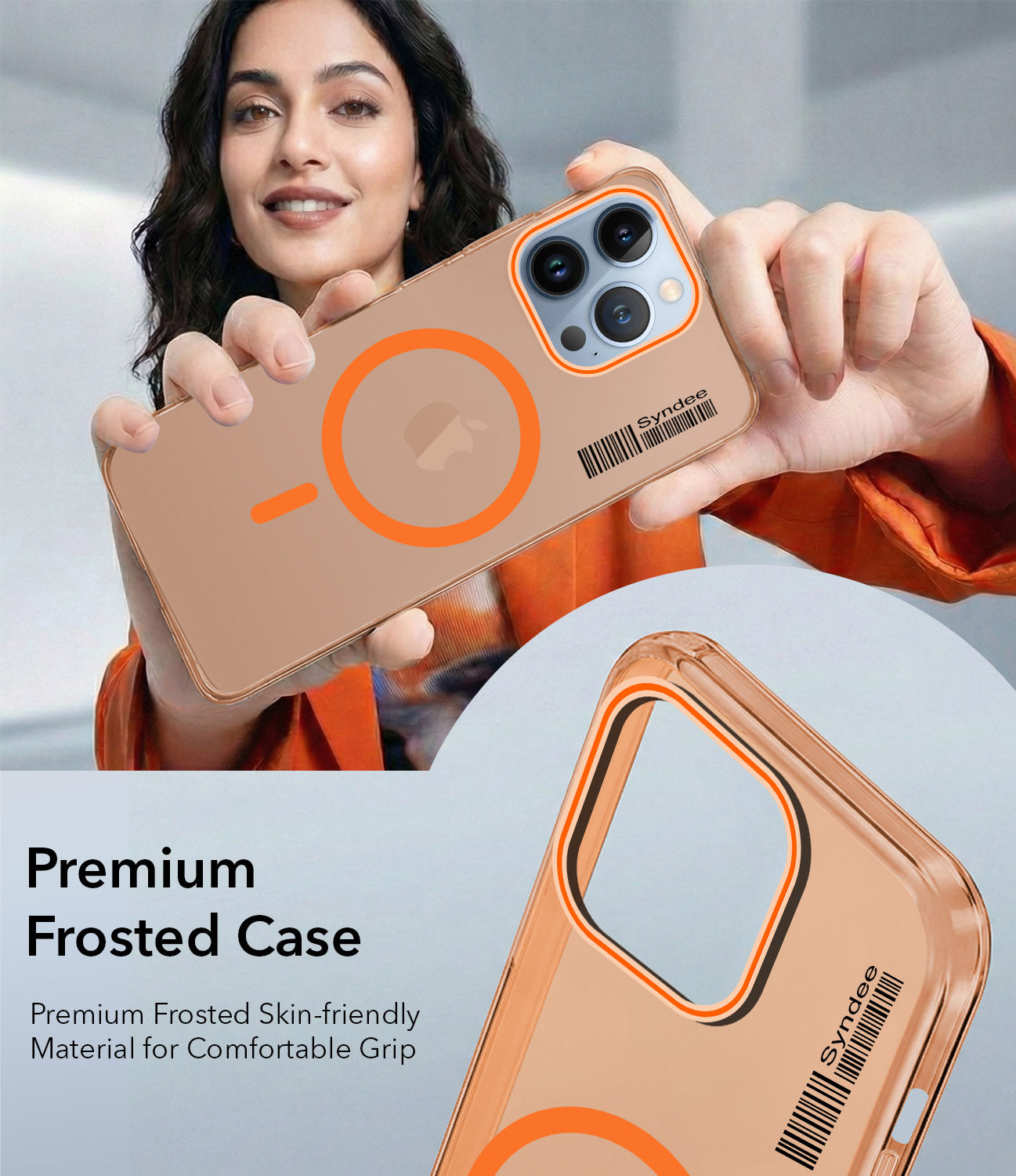 For Apple iPhone 13 Pro Back Cover Case (Soft Touch | Camera Bump Protection | MagSafe Compatible | Matte Finish)