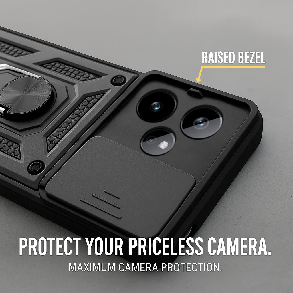 For Realme GT 7 Back Cover Case (Hybrid Dual Armor Polycarbonate)