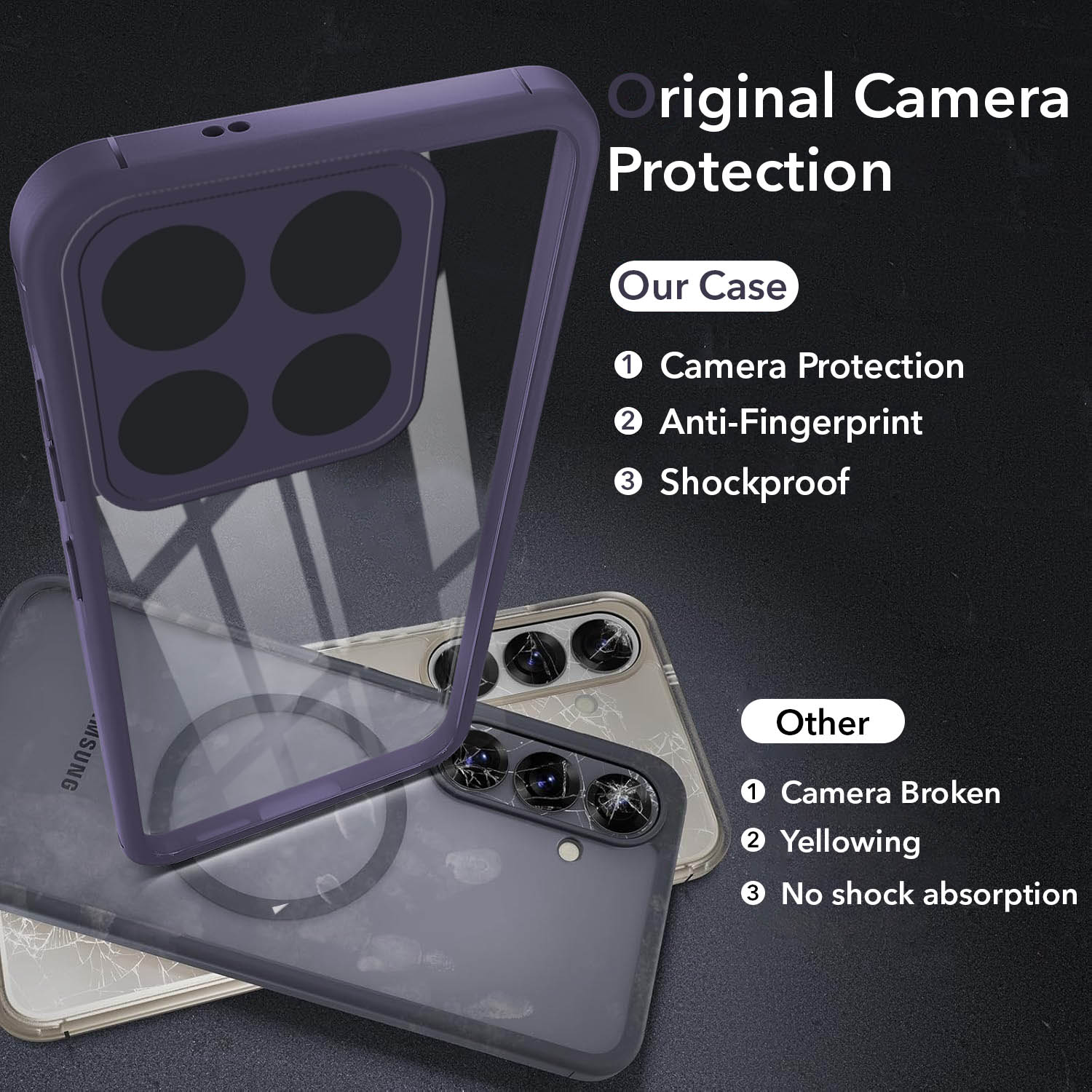 For Motorola Moto Edge 70 Pro Back Cover Case Ultra-Hybrid (Lifetime Anti Yellow | Anti Scratch | Crystal Clear Shockproof)