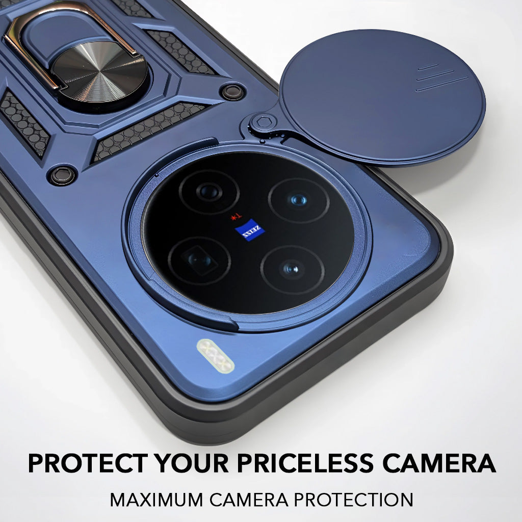 For Vivo X200 Back Cover Case (Hybrid Dual Armor Polycarbonate)