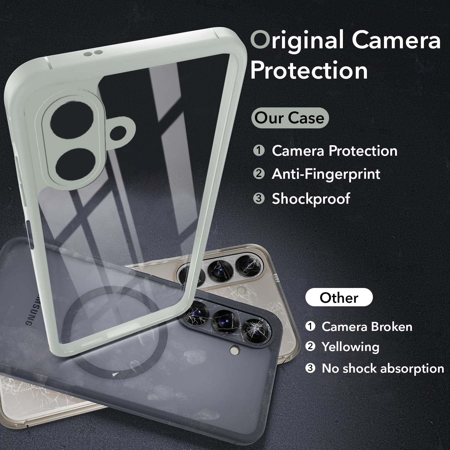 For Samsung Galaxy A07 4G Back Cover Case Ultra-Hybrid (Lifetime Anti Yellow | Anti Scratch | Crystal Clear Shockproof)