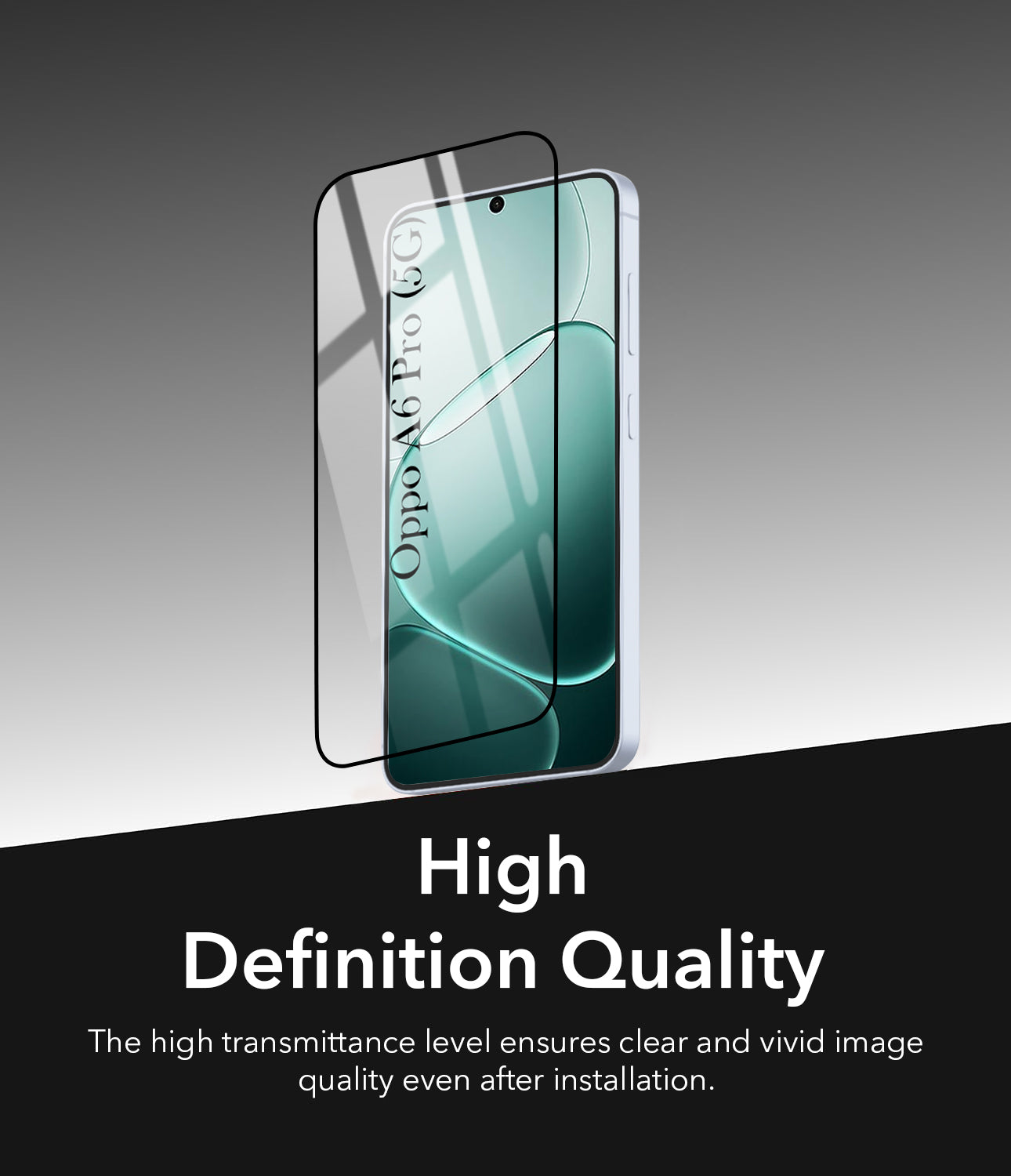 (Pack of 2) Tempered Glass For Oppo A6 Pro Military-Grade Gorilla Screen Protector With Installation Kit | Shatterproof, Full Coverage, HD Clear, Scratch Resistant